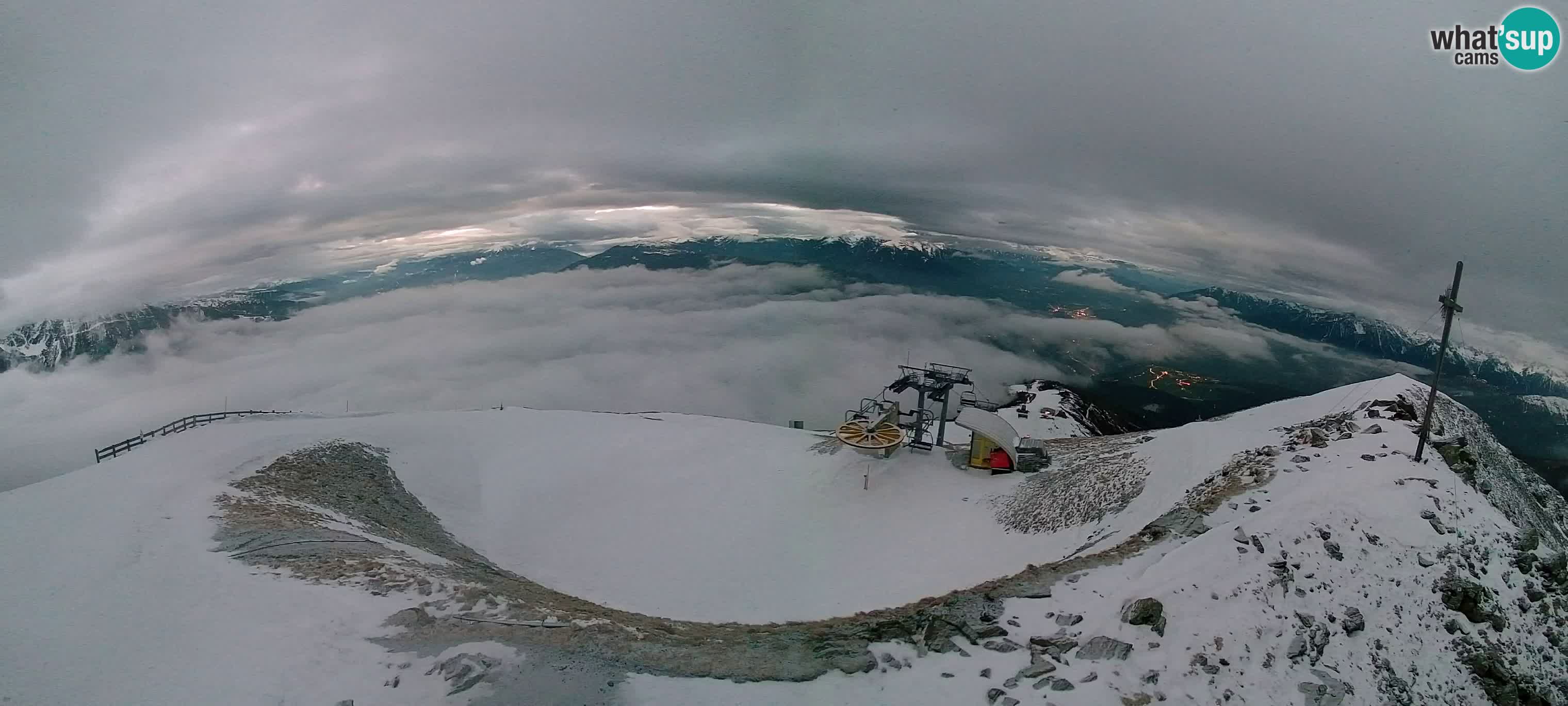 Spletna kamera Gitschlift / sedežnica Gitsch – Zgornja postaja (2.512 m)