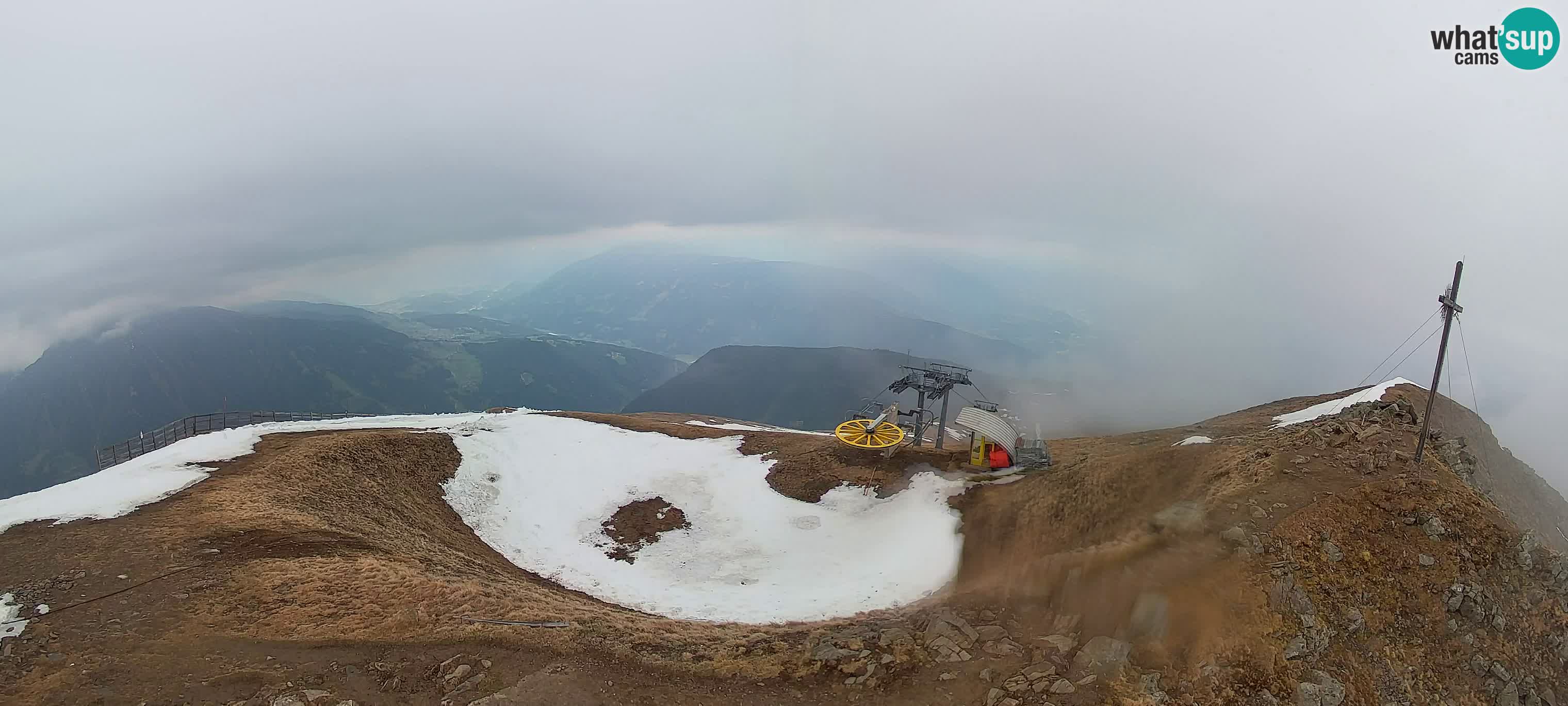 Spletna kamera Gitschlift / sedežnica Gitsch – Zgornja postaja (2.512 m)