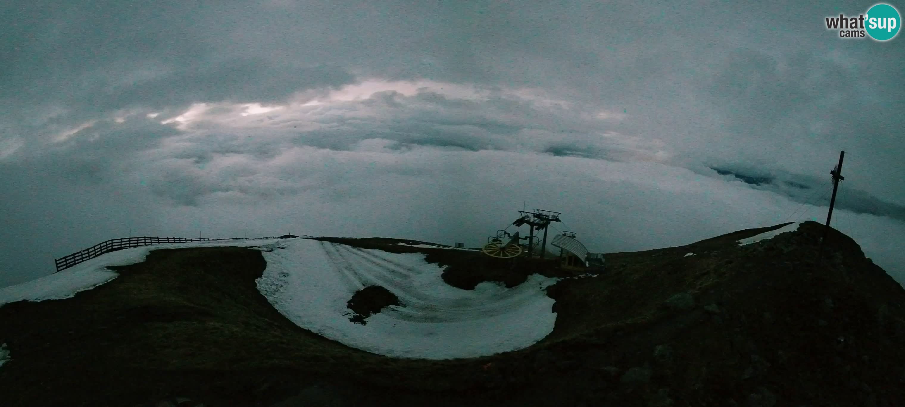 Spletna kamera Gitschlift / sedežnica Gitsch – Zgornja postaja (2.512 m)