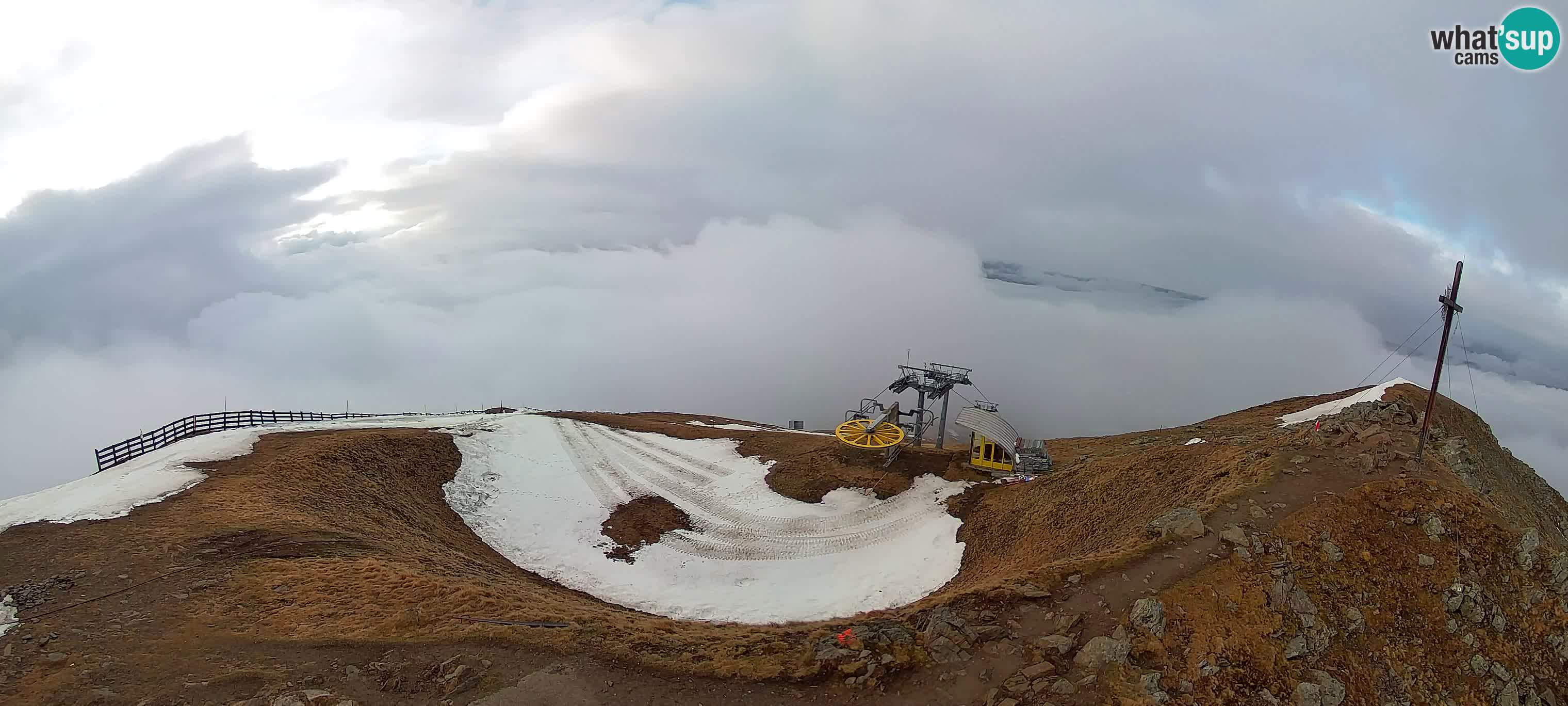 Spletna kamera Gitschlift / sedežnica Gitsch – Zgornja postaja (2.512 m)