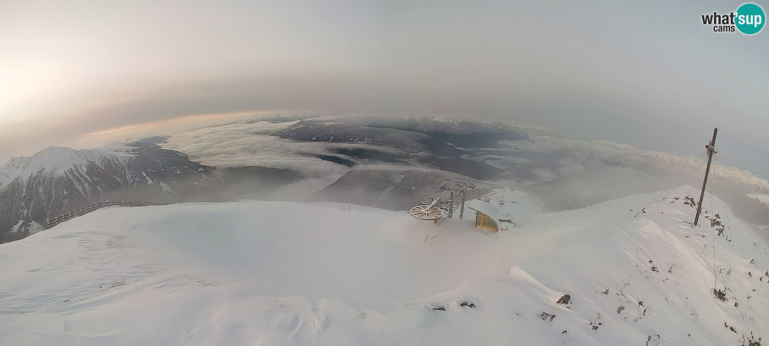 Spletna kamera Gitschlift / sedežnica Gitsch – Zgornja postaja (2.512 m)