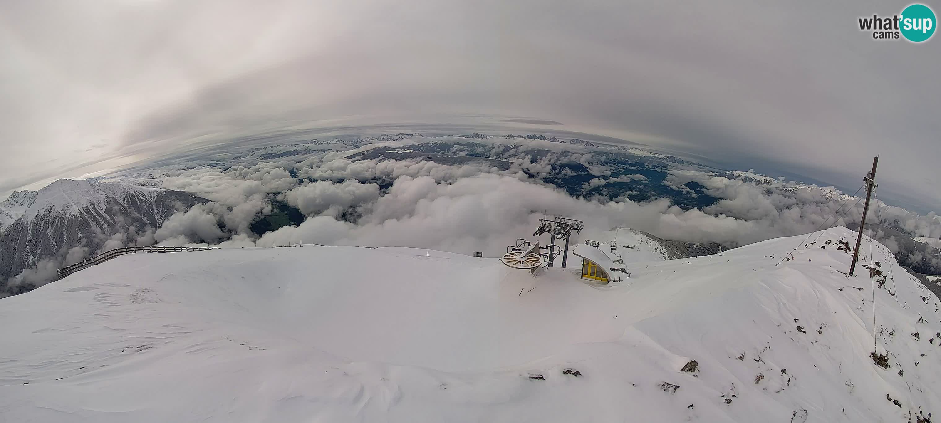 Spletna kamera Gitschlift / sedežnica Gitsch – Zgornja postaja (2.512 m)