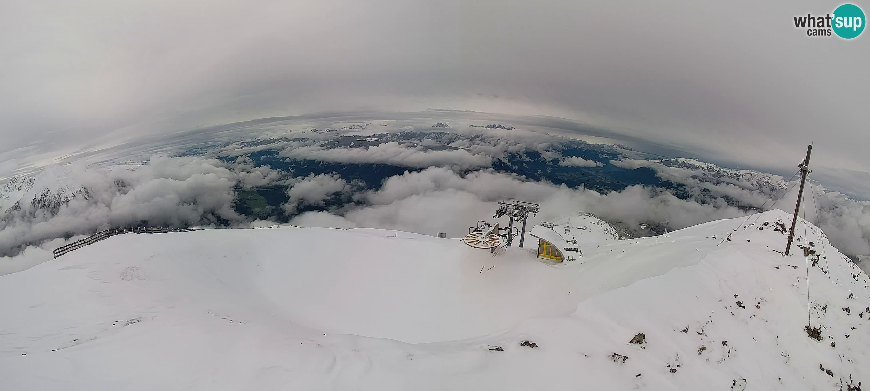 Spletna kamera Gitschlift / sedežnica Gitsch – Zgornja postaja (2.512 m)