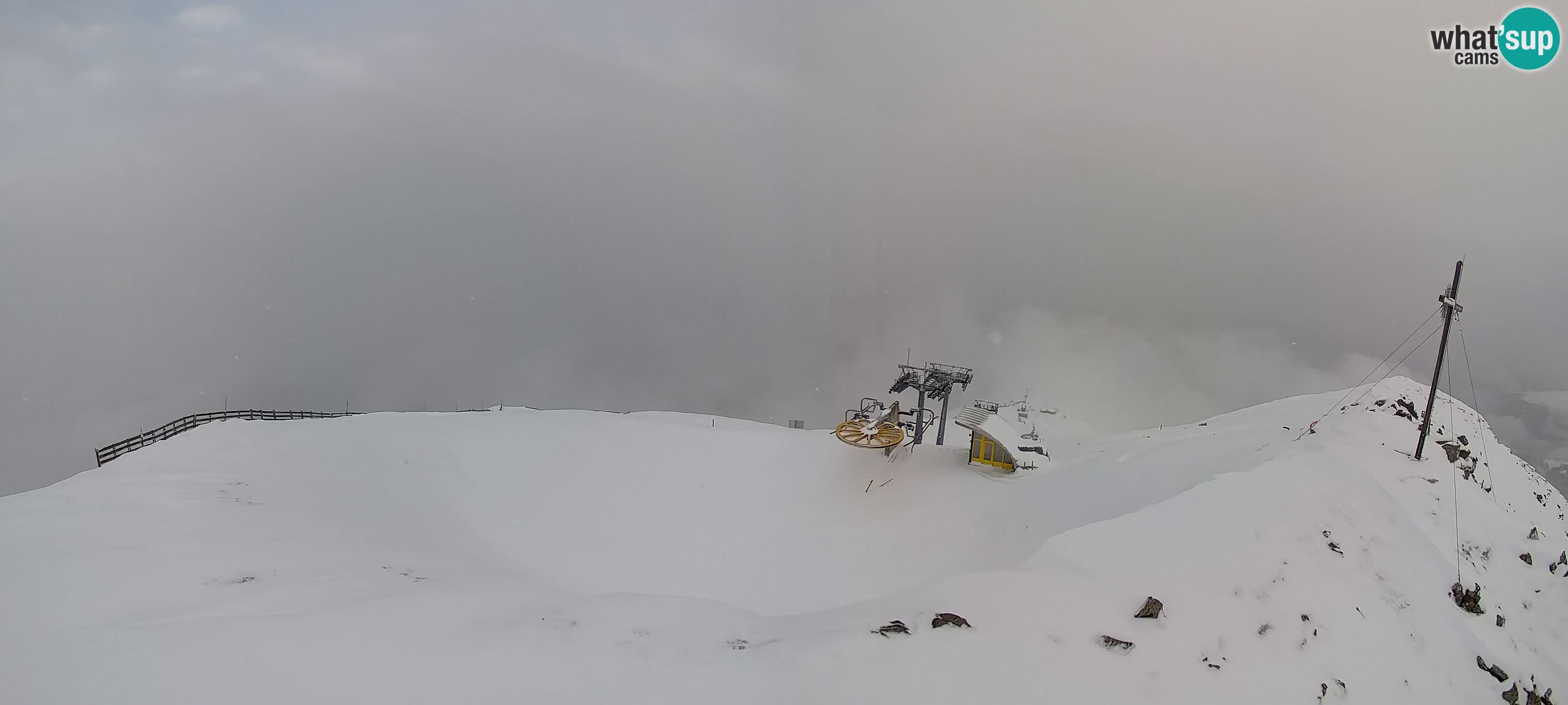 Spletna kamera Gitschlift / sedežnica Gitsch – Zgornja postaja (2.512 m)