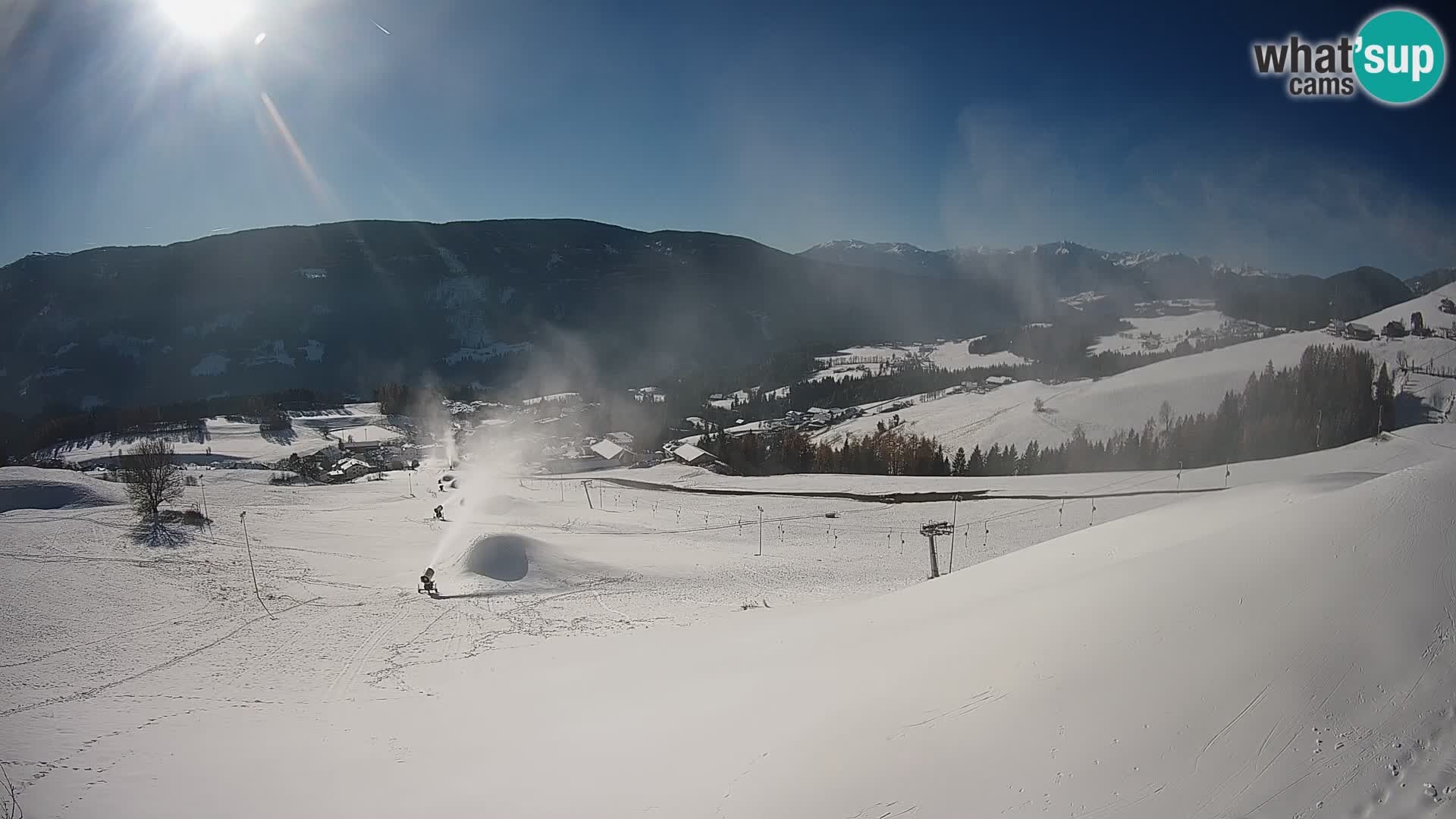 Web kamera Terenten (1210m) – Pogled uživo na Dolinu Pusteria