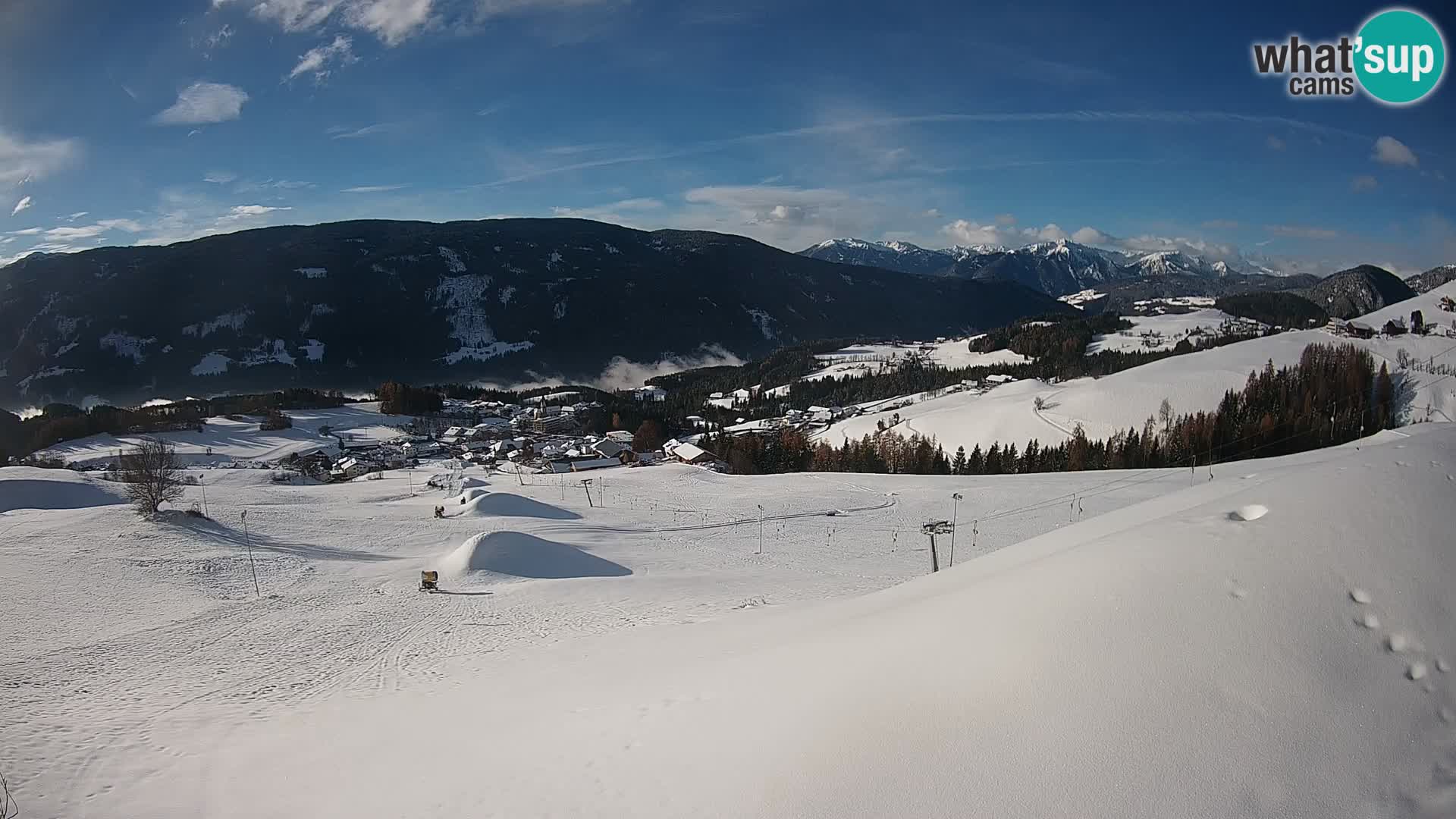 Web kamera Terenten (1210m) – Pogled uživo na Dolinu Pusteria