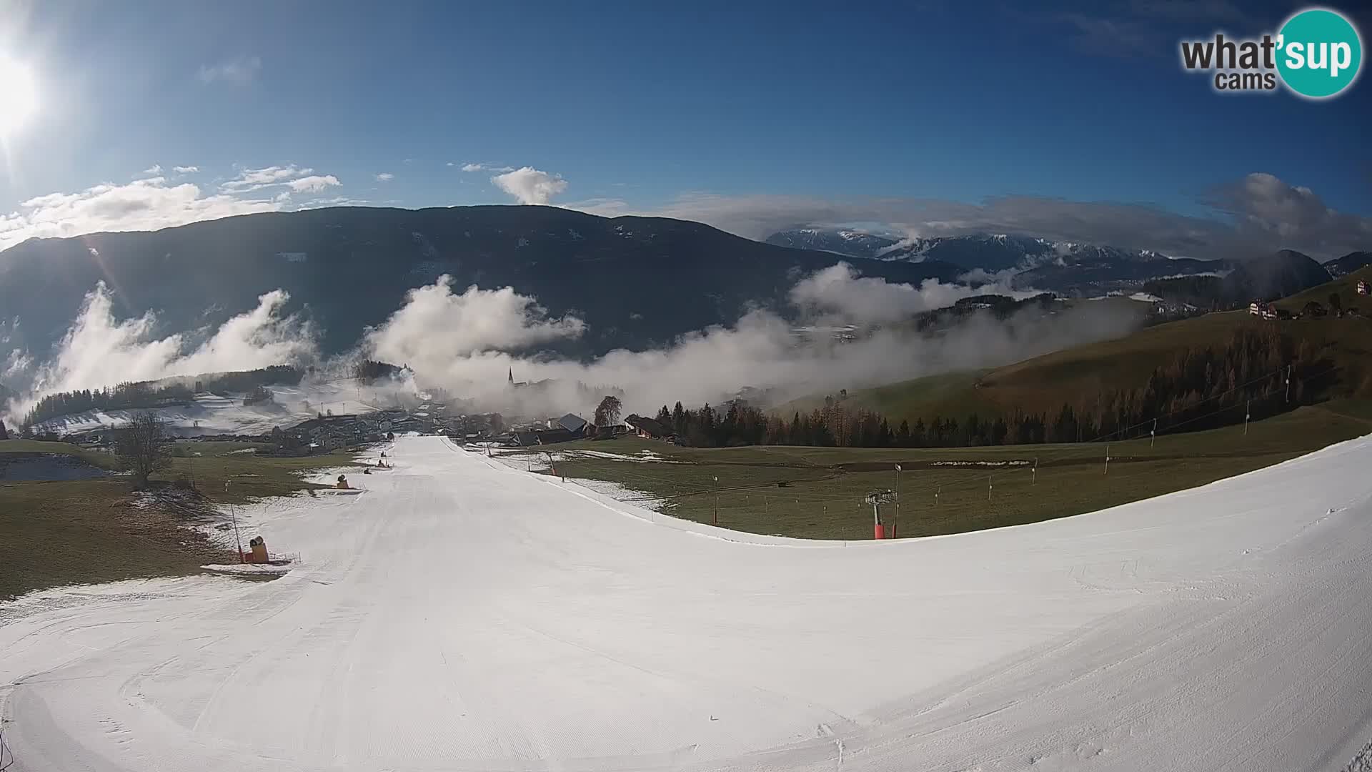 Web kamera Terenten (1210m) – Pogled uživo na Dolinu Pusteria