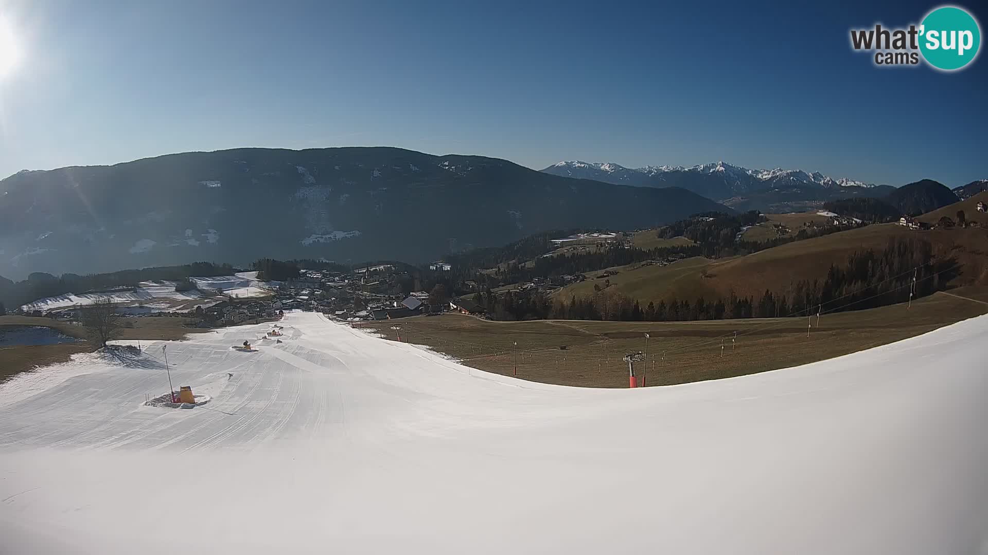 Web kamera Terenten (1210m) – Pogled uživo na Dolinu Pusteria