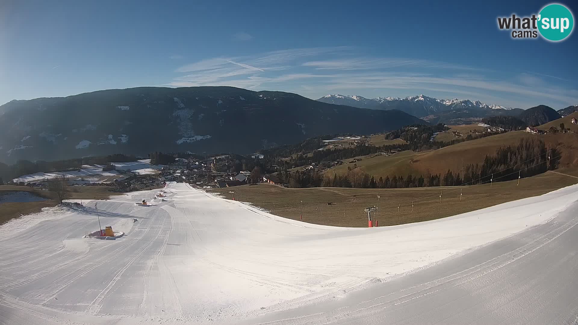Web kamera Terenten (1210m) – Pogled uživo na Dolinu Pusteria