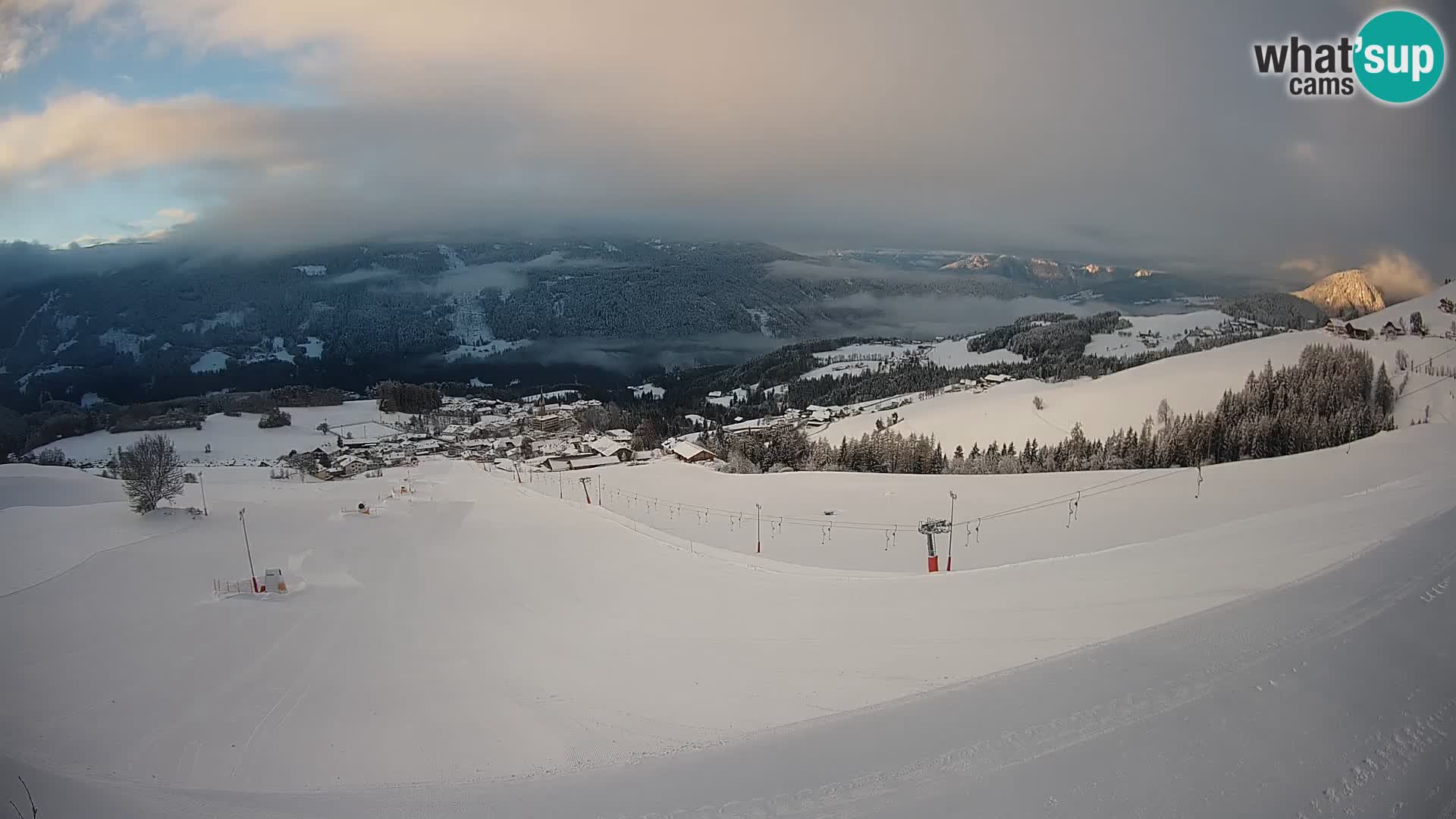 Web kamera Terenten (1210m) – Pogled uživo na Dolinu Pusteria