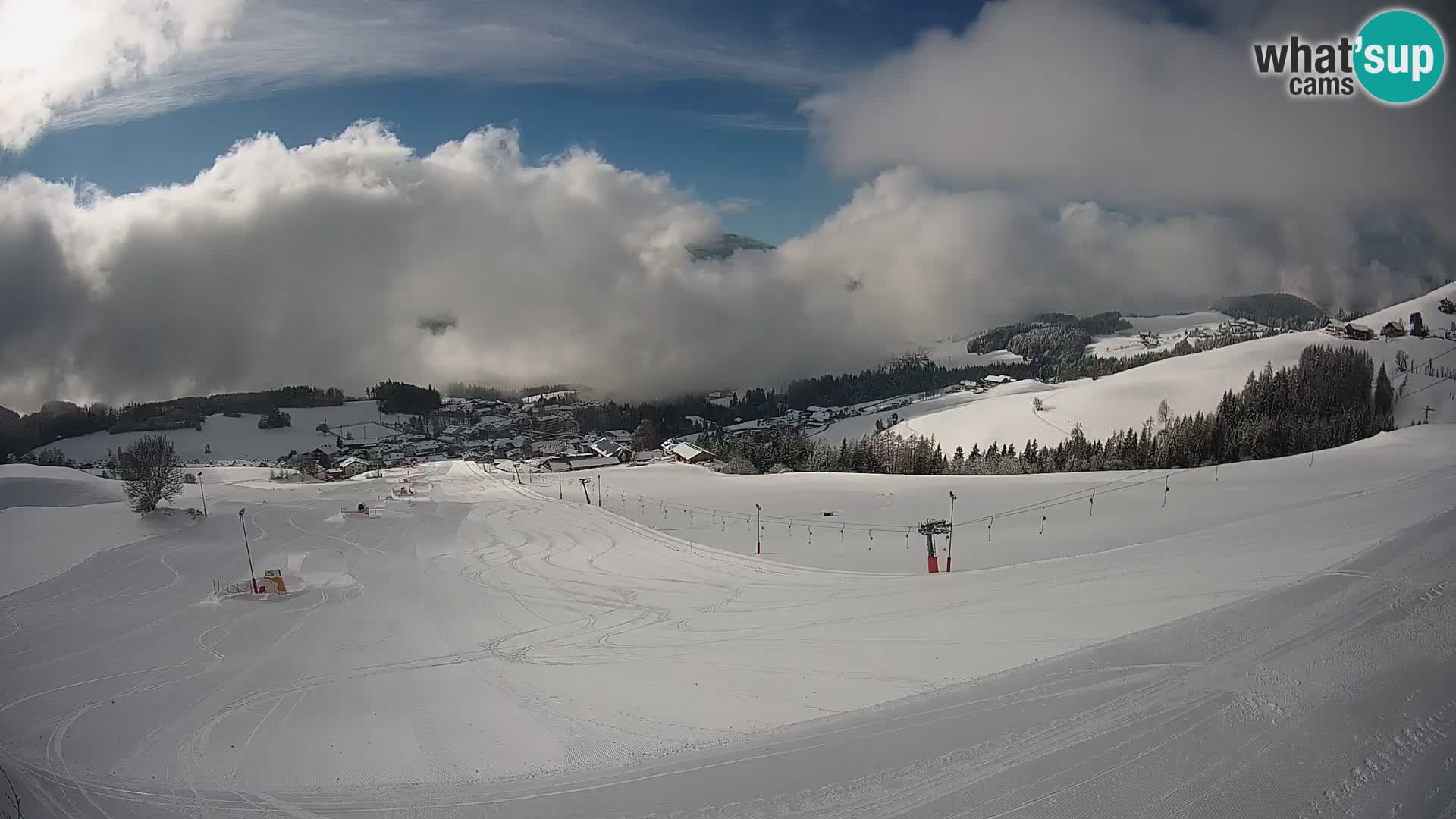 Webcam Terenten (1210m) – Liveblick ins Pustertal