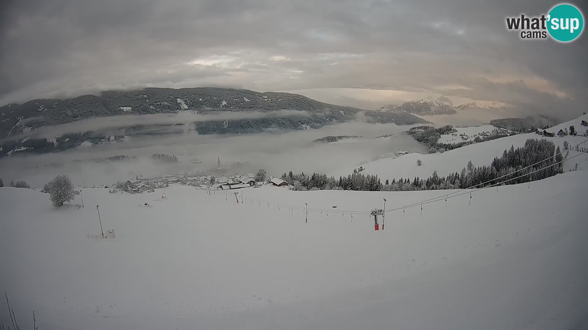 Web kamera Terenten (1210m) – Pogled uživo na Dolinu Pusteria
