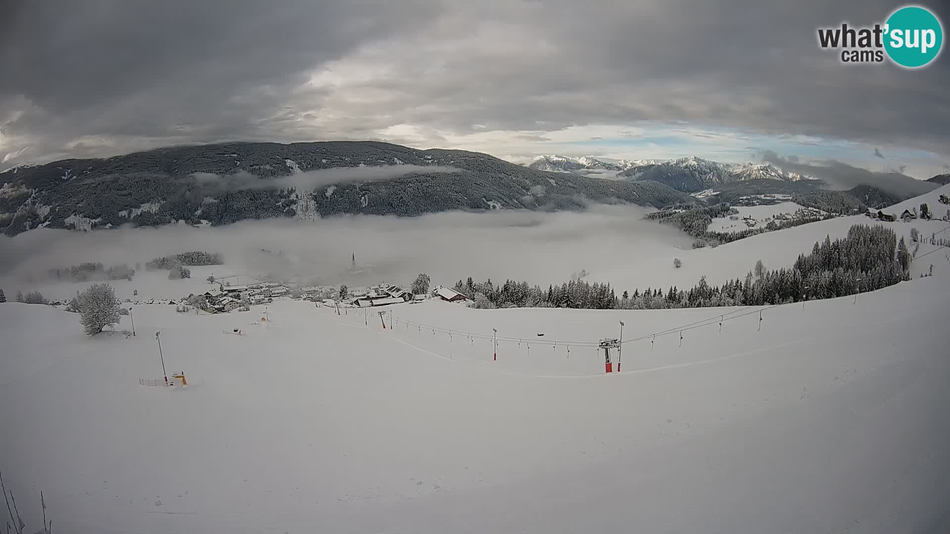 Web kamera Terenten (1210m) – Pogled uživo na Dolinu Pusteria