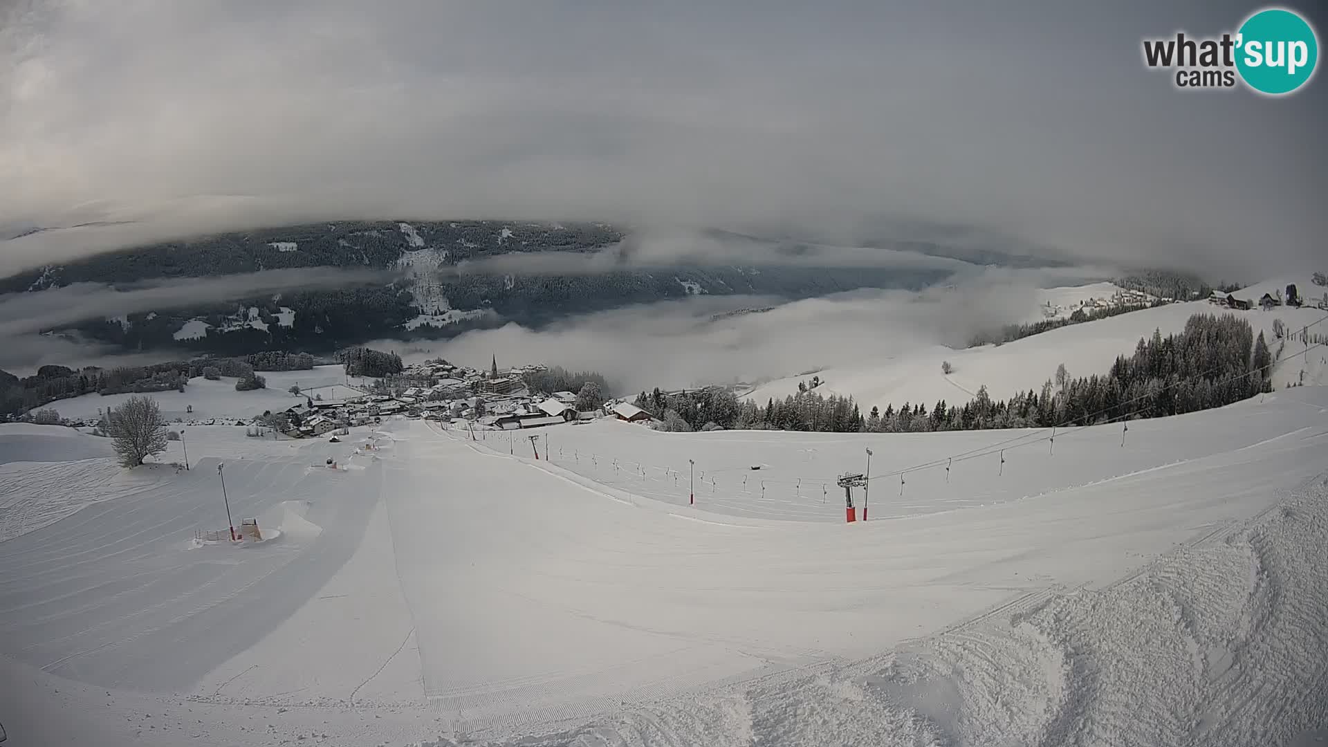 Web kamera Terenten (1210m) – Pogled uživo na Dolinu Pusteria