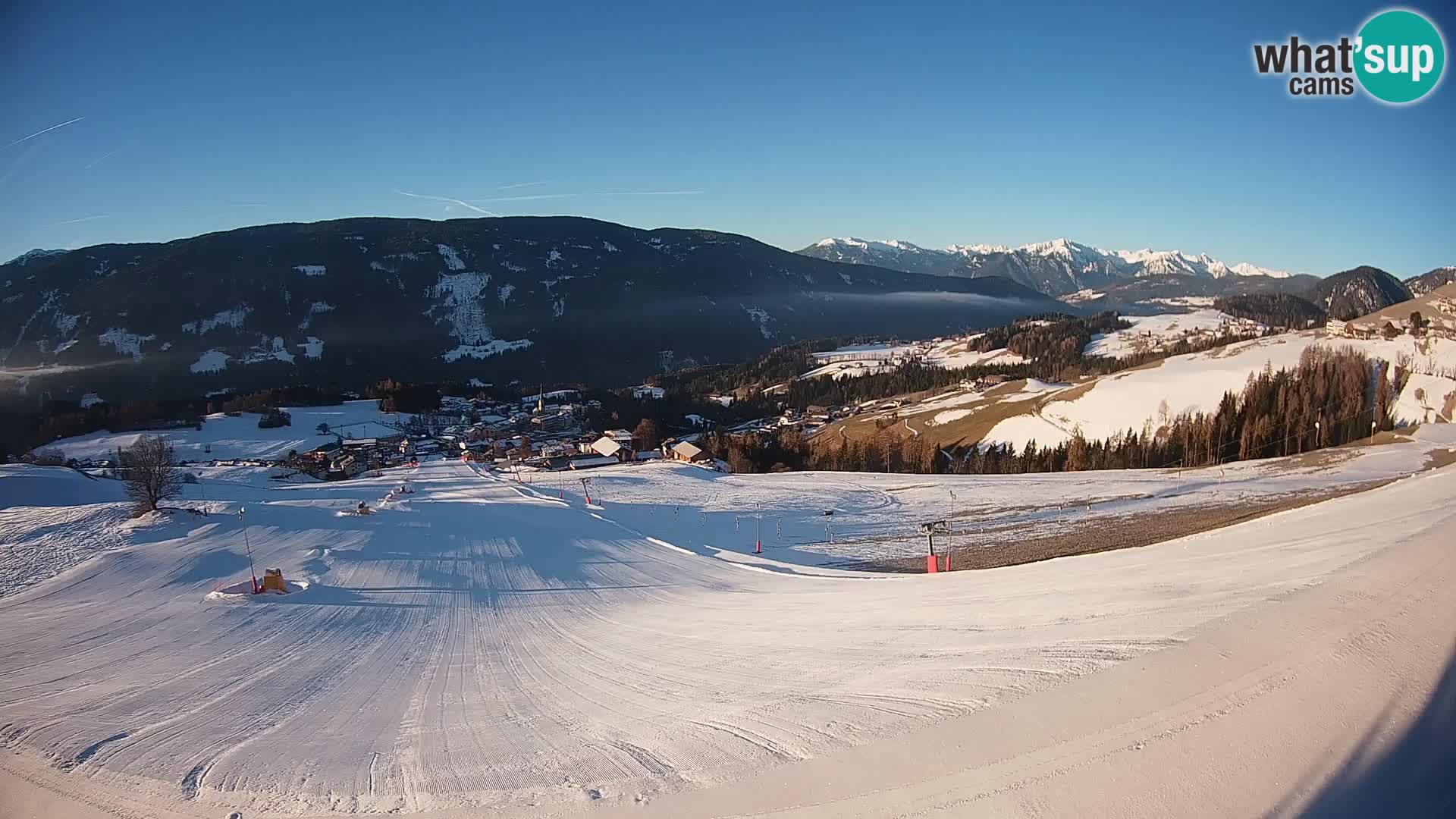 Web kamera Terenten (1210m) – Pogled uživo na Dolinu Pusteria