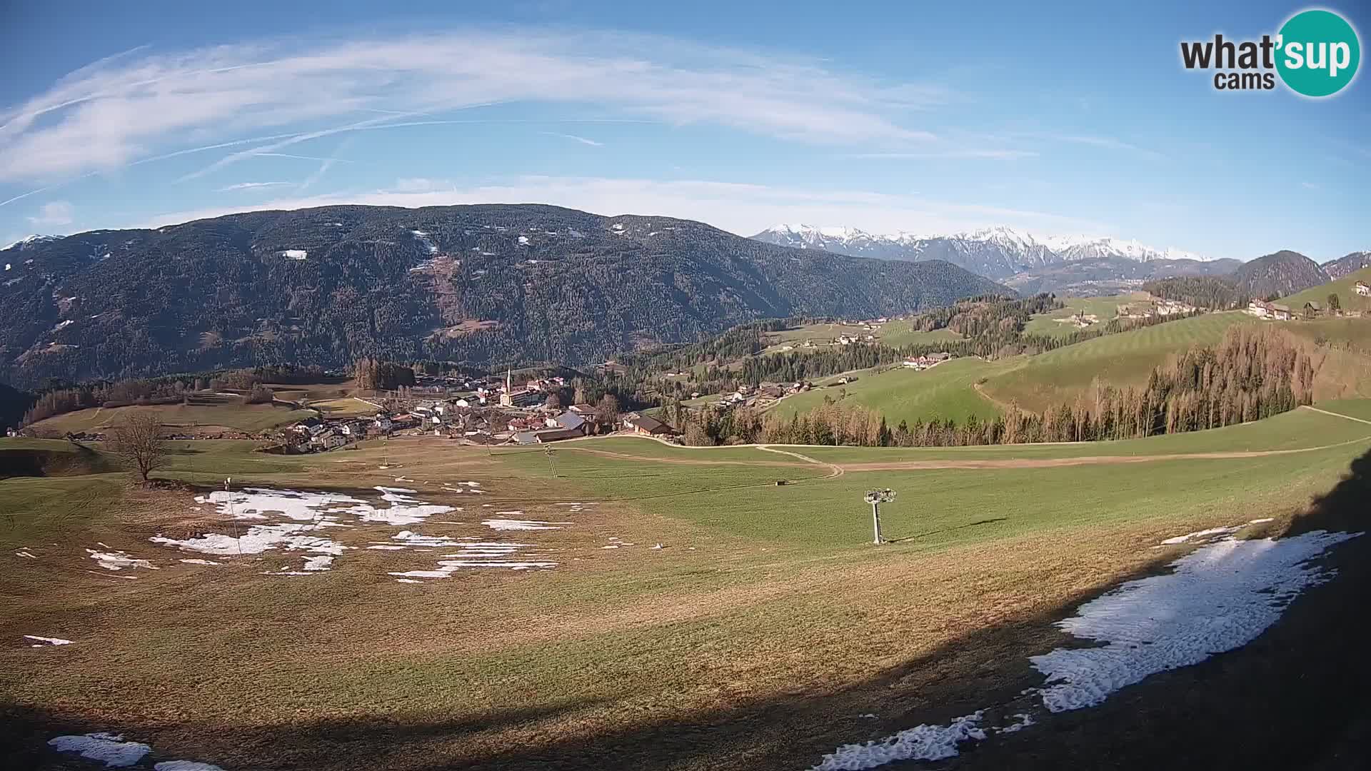 Web kamera Terenten (1210m) – Pogled uživo na Dolinu Pusteria
