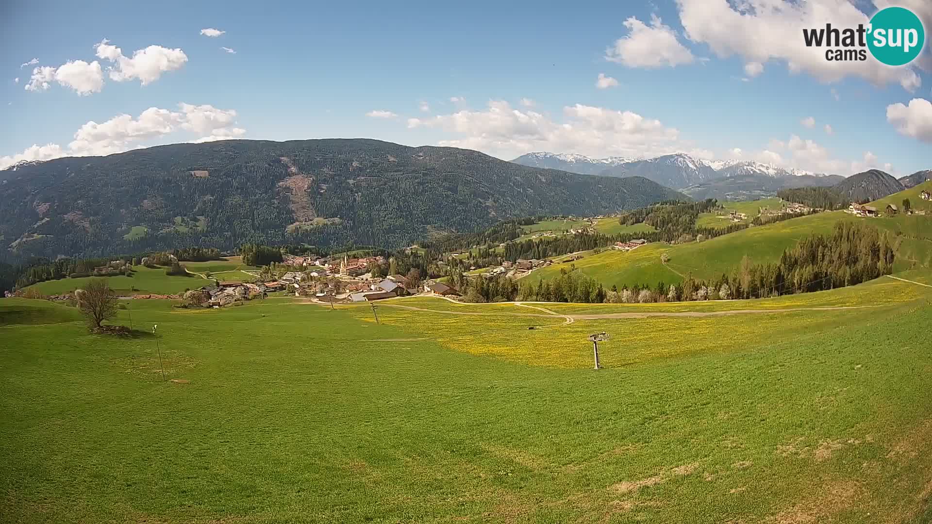 Web kamera Terenten (1210m) – Pogled uživo na Dolinu Pusteria