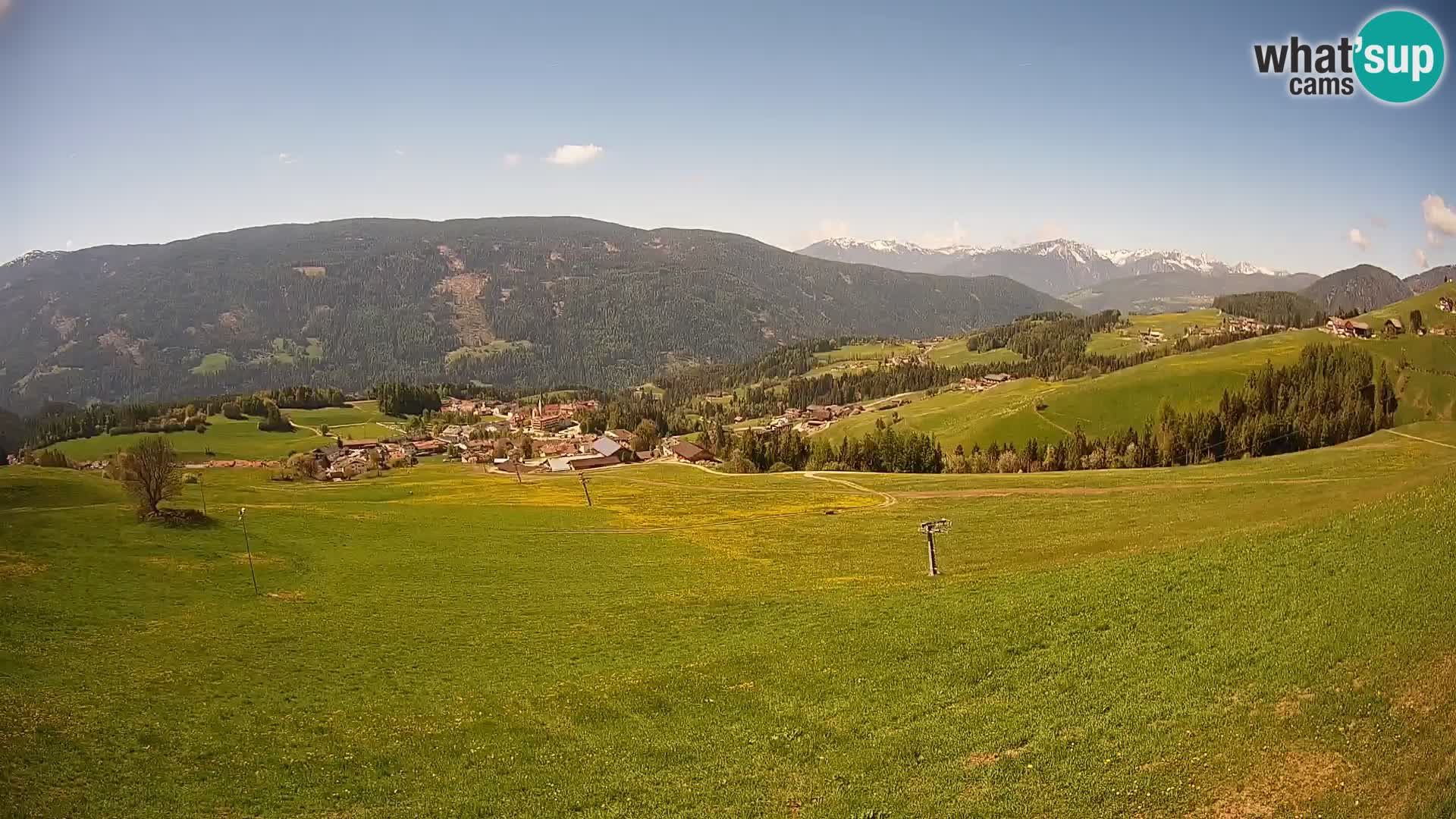 Web kamera Terenten (1210m) – Pogled uživo na Dolinu Pusteria