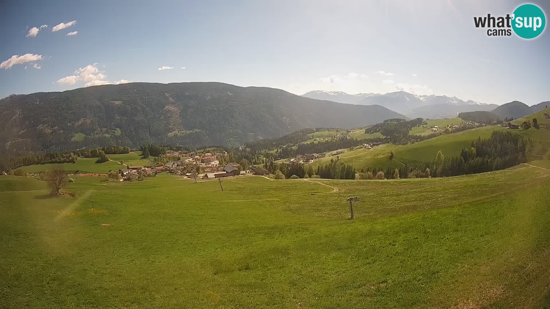 Web kamera Terenten (1210m) – Pogled uživo na Dolinu Pusteria
