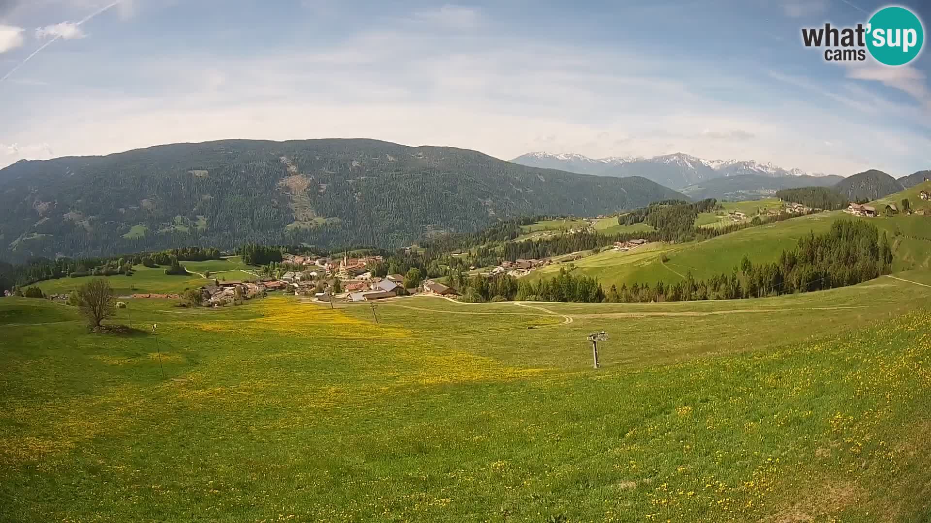 Webcam Terenten (1210m) – Vue en direct sur la Vallée de Pusteria