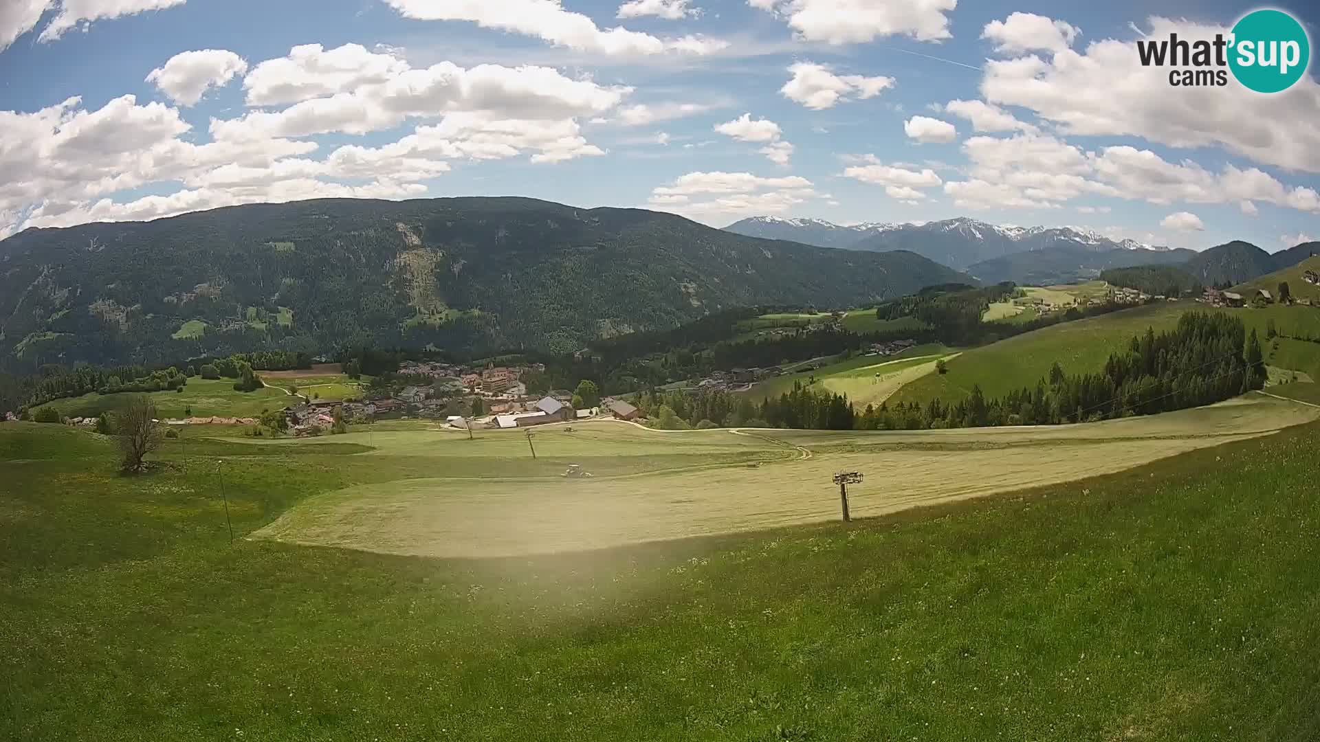 Web kamera Terenten (1210m) – Pogled uživo na Dolinu Pusteria