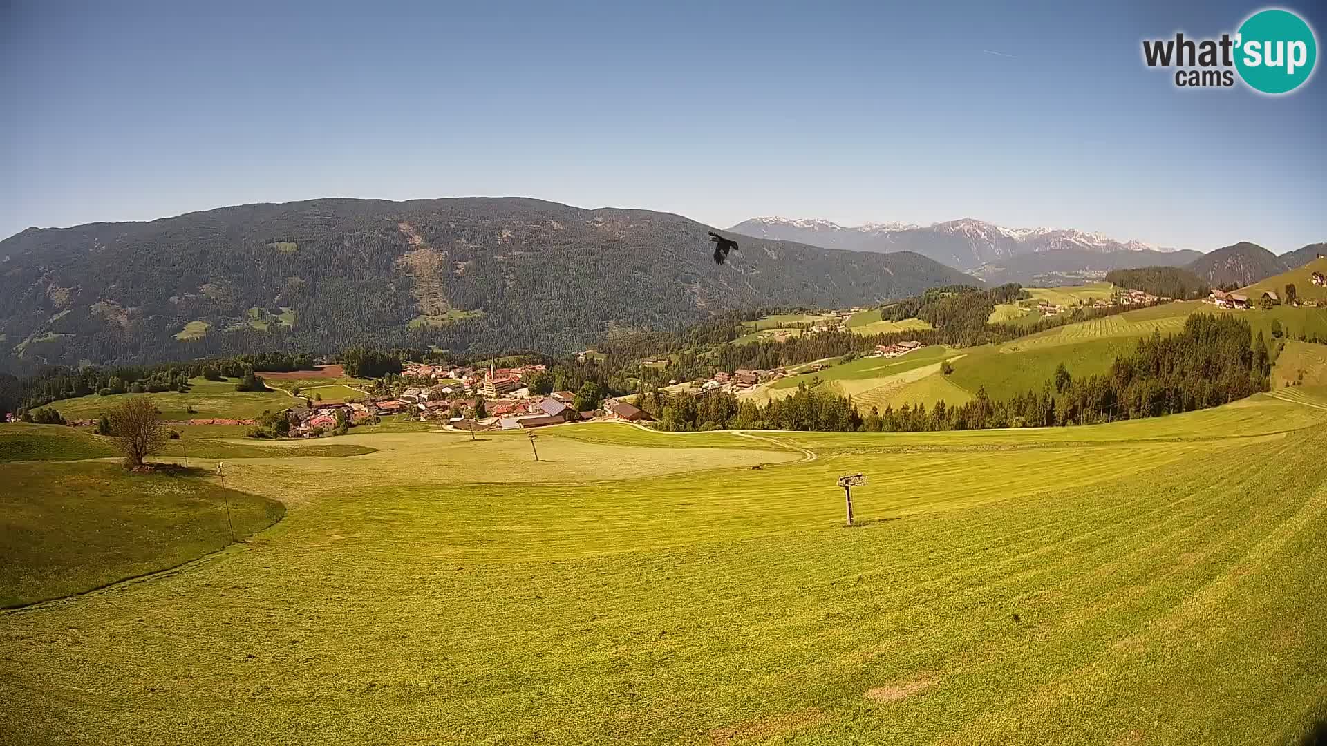 Web kamera Terenten (1210m) – Pogled uživo na Dolinu Pusteria