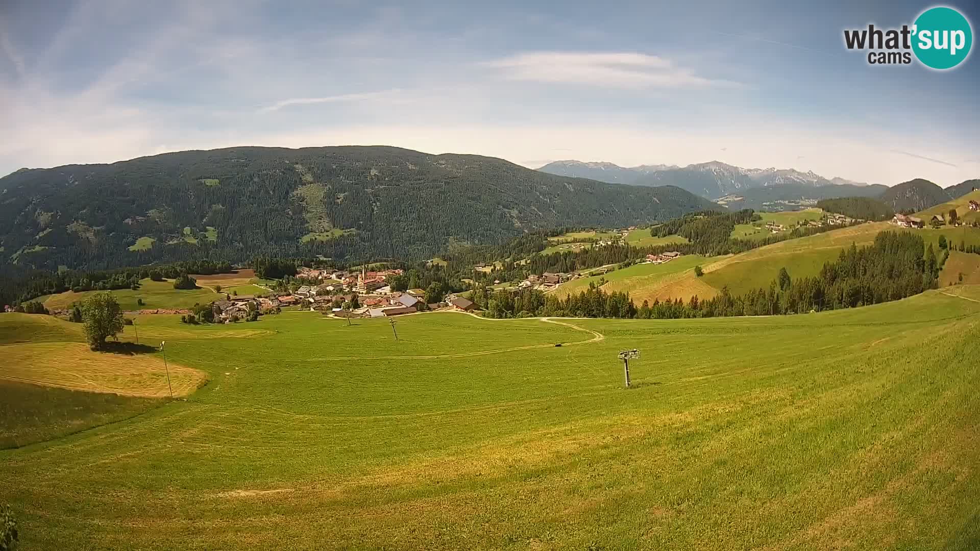 Spletna kamera Terenten (1210m) – Pogled v živo na dolino Pusteria