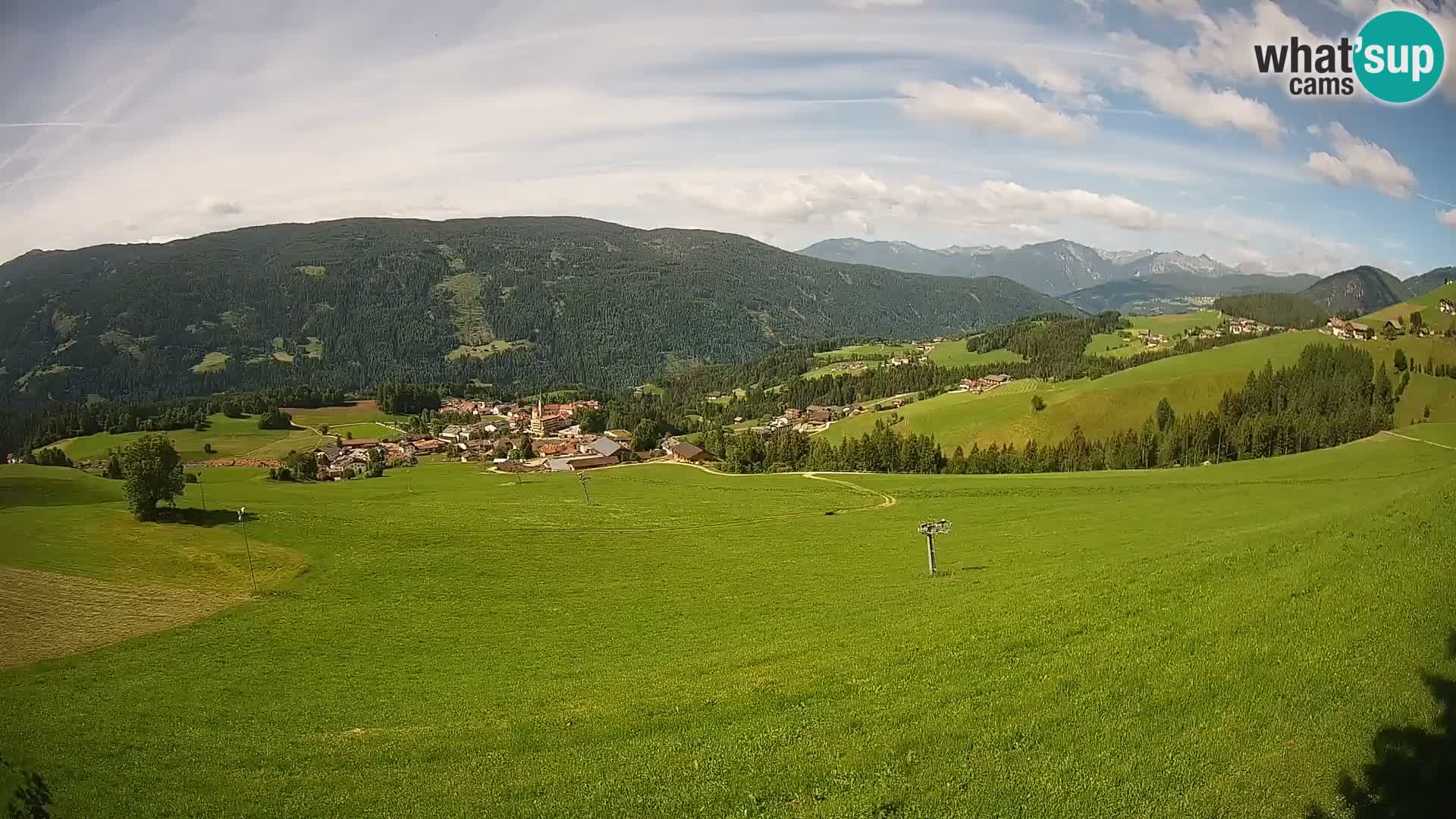 Webcam Terenten (1210m) – Vista en vivo del Valle de Pusteria