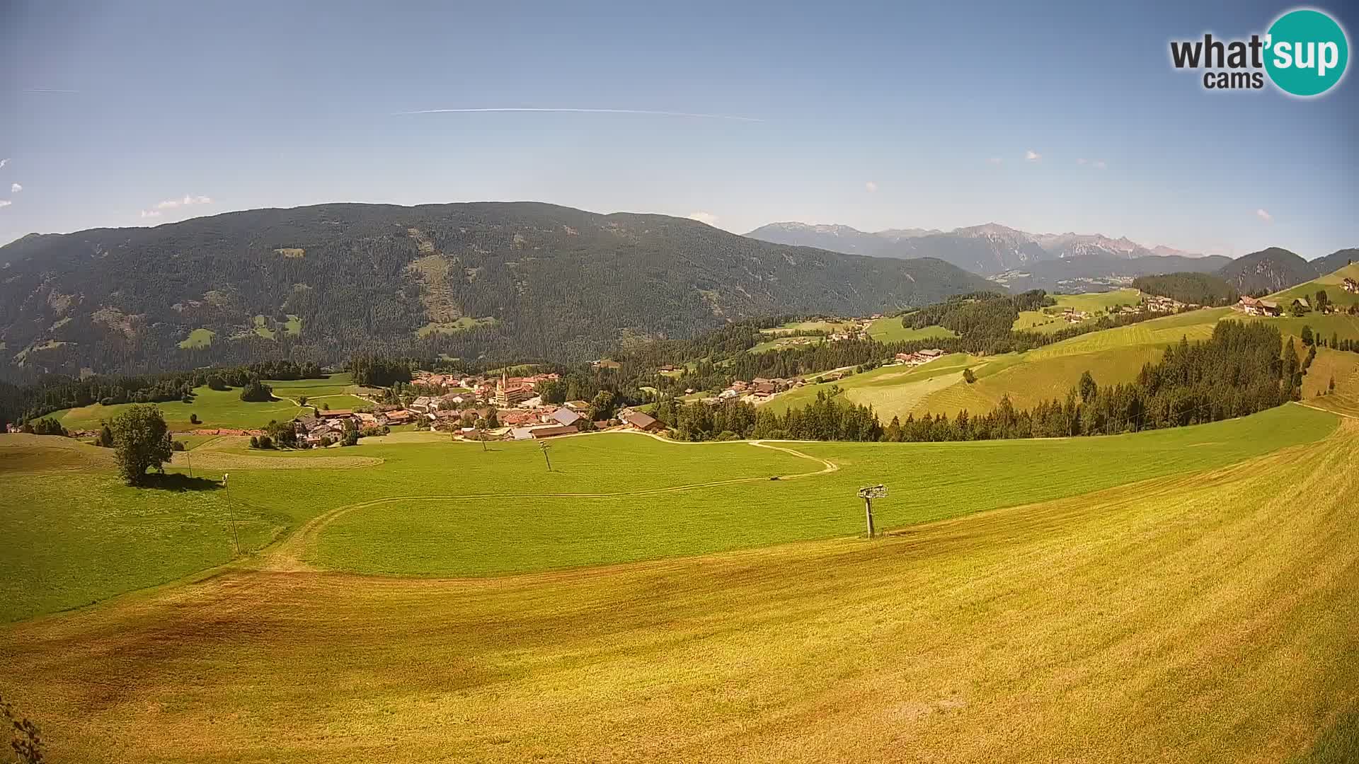 Web kamera Terenten (1210m) – Pogled uživo na Dolinu Pusteria