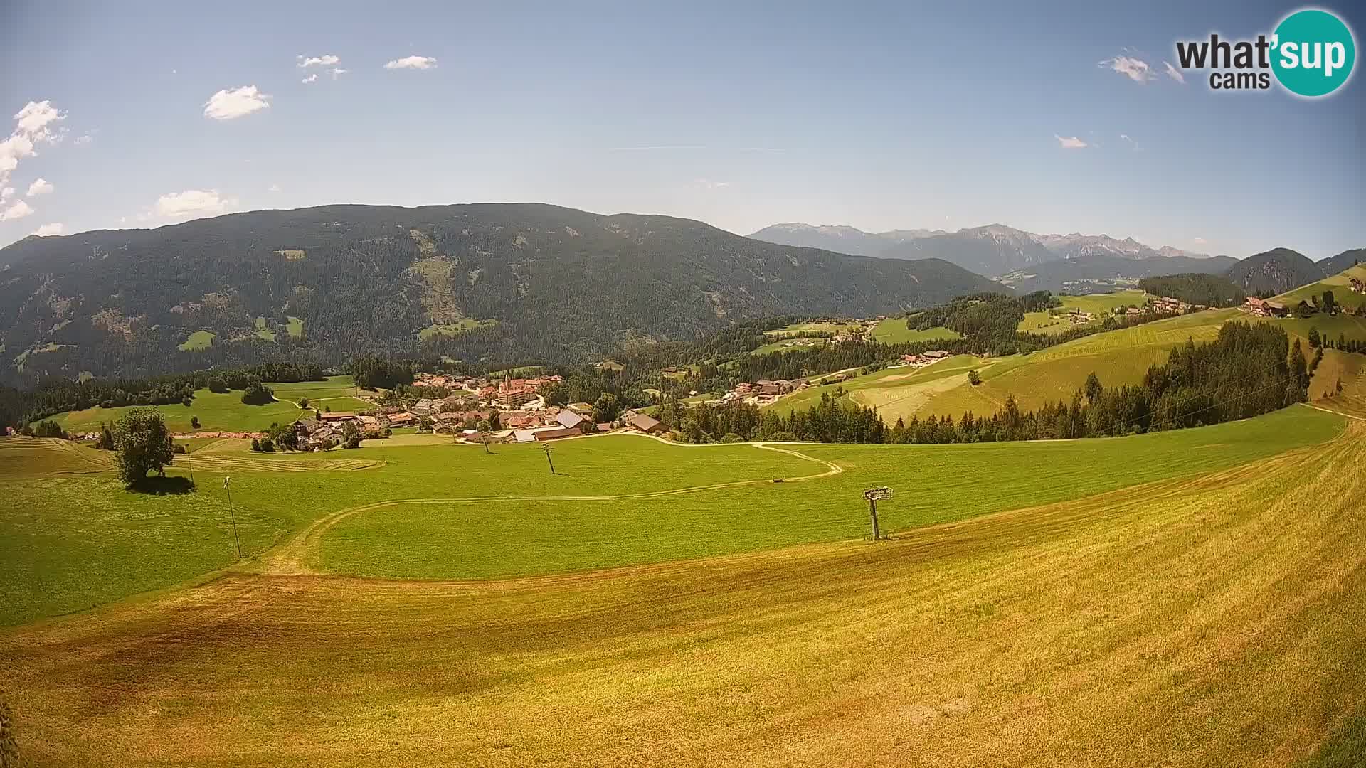 Web kamera Terenten (1210m) – Pogled uživo na Dolinu Pusteria