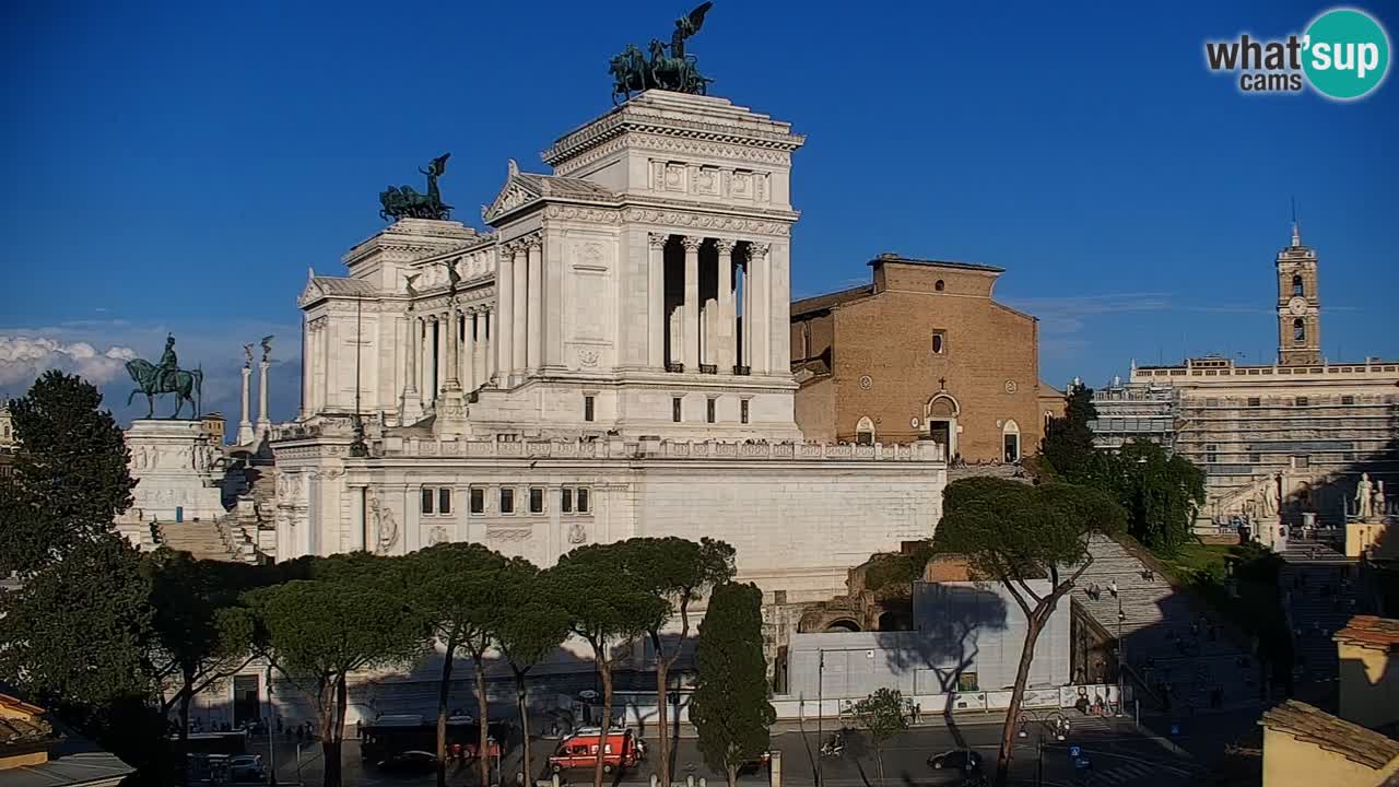 Rome Livecam – Vittoriano webcam – Autel de La Patrie