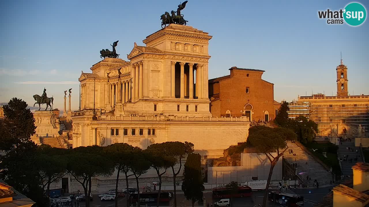 Rome Livecam – Vittoriano webcam – Altare della Patria