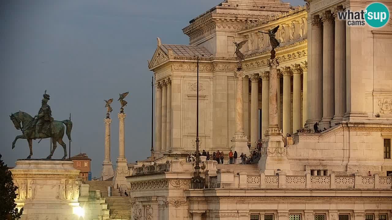 Rome Livecam – Vittoriano webcam – Autel de La Patrie