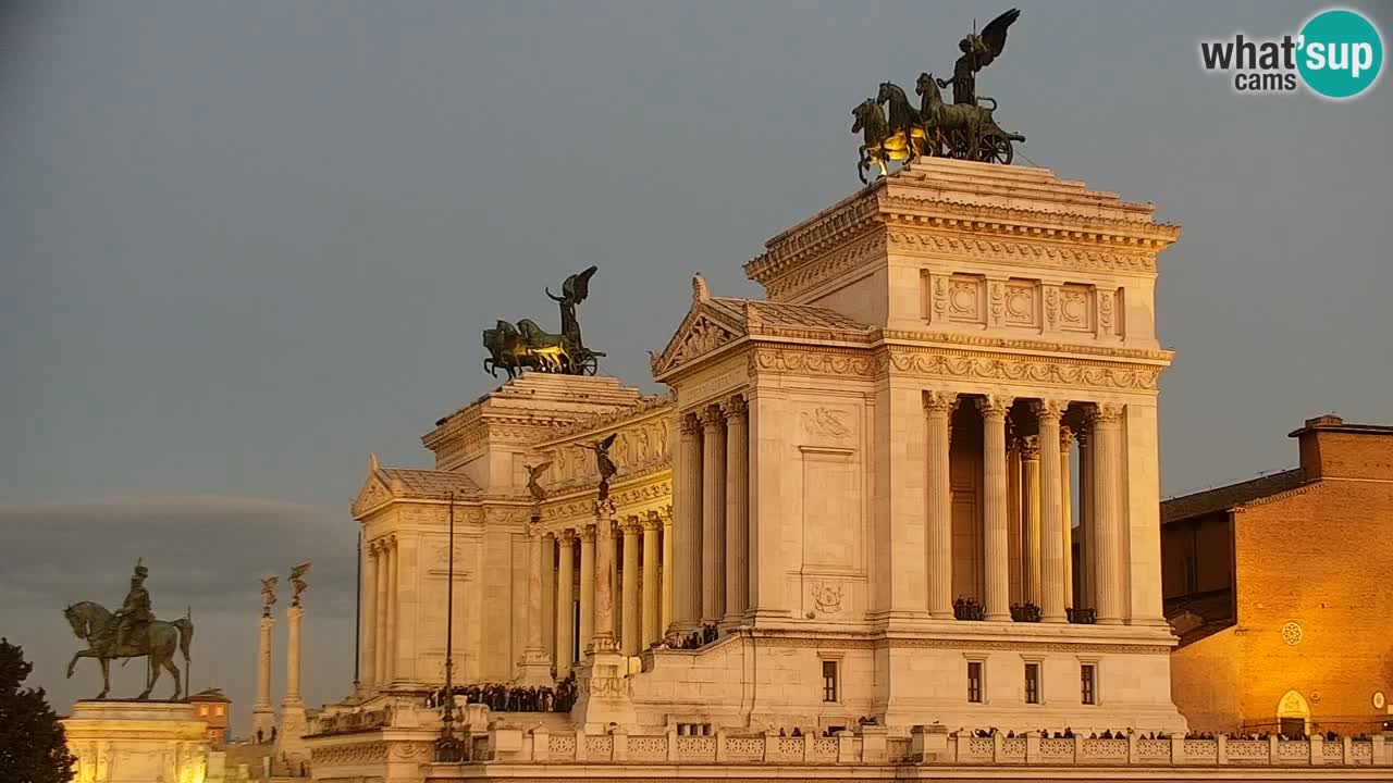 Rome Livecam – Vittoriano webcam – Autel de La Patrie