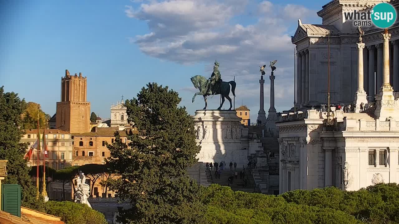 Roma Livecam – Vittoriano webcam – Altare della Patria