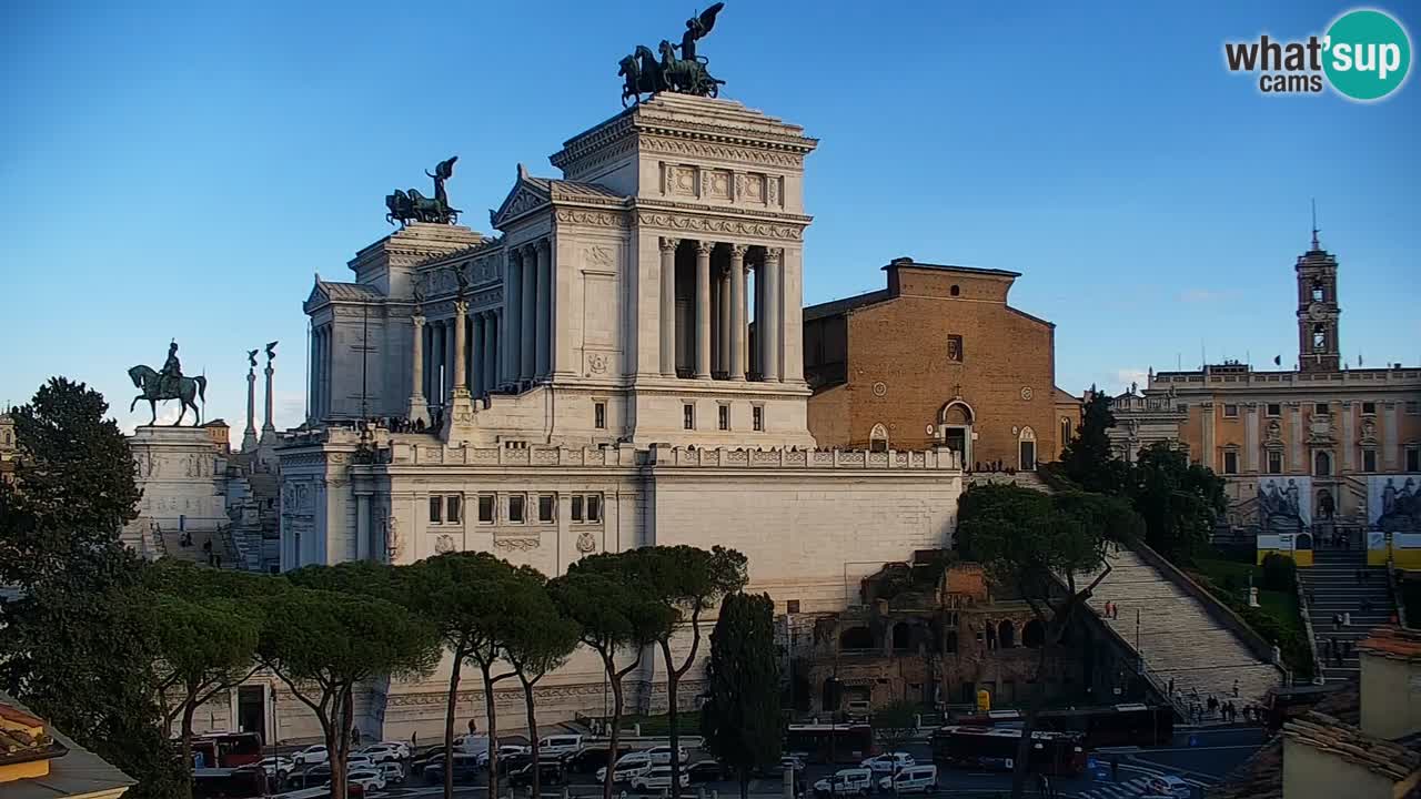 Roma Camera en vivo – Vittoriano webcam – Altare della Patria