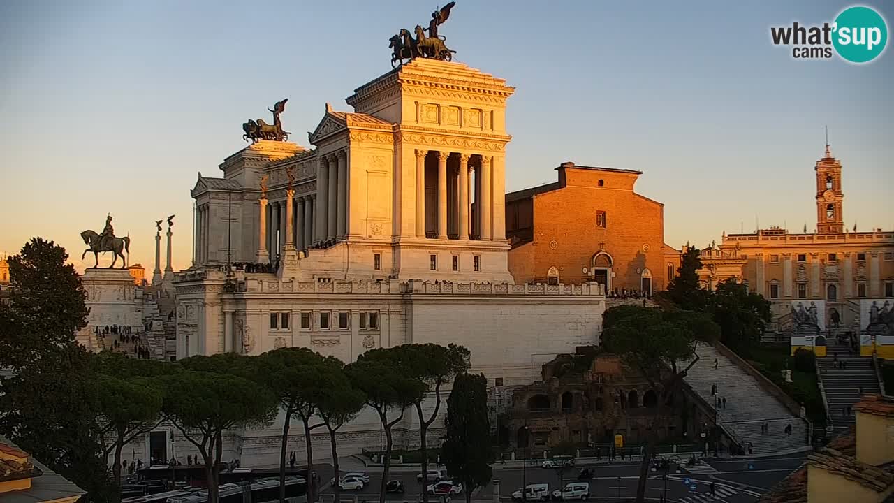 Roma Camera en vivo – Vittoriano webcam – Altare della Patria