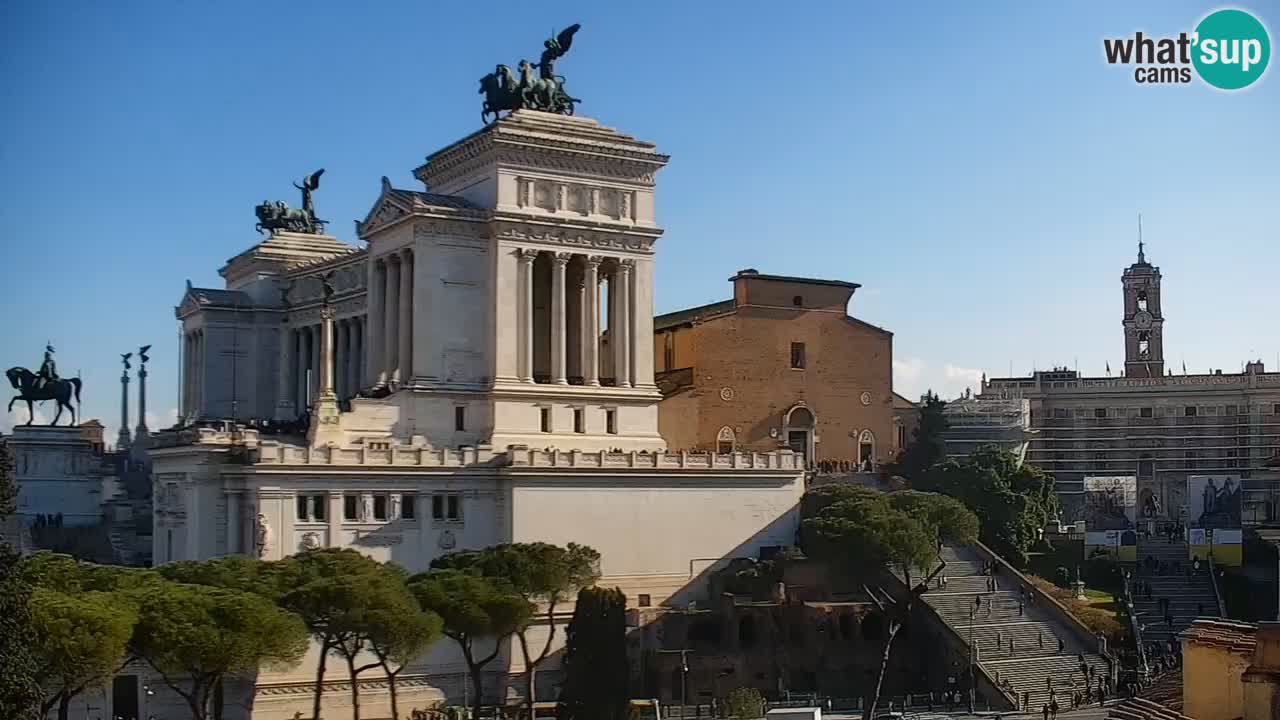 Rome Livecam – Vittoriano webcam – Altare della Patria