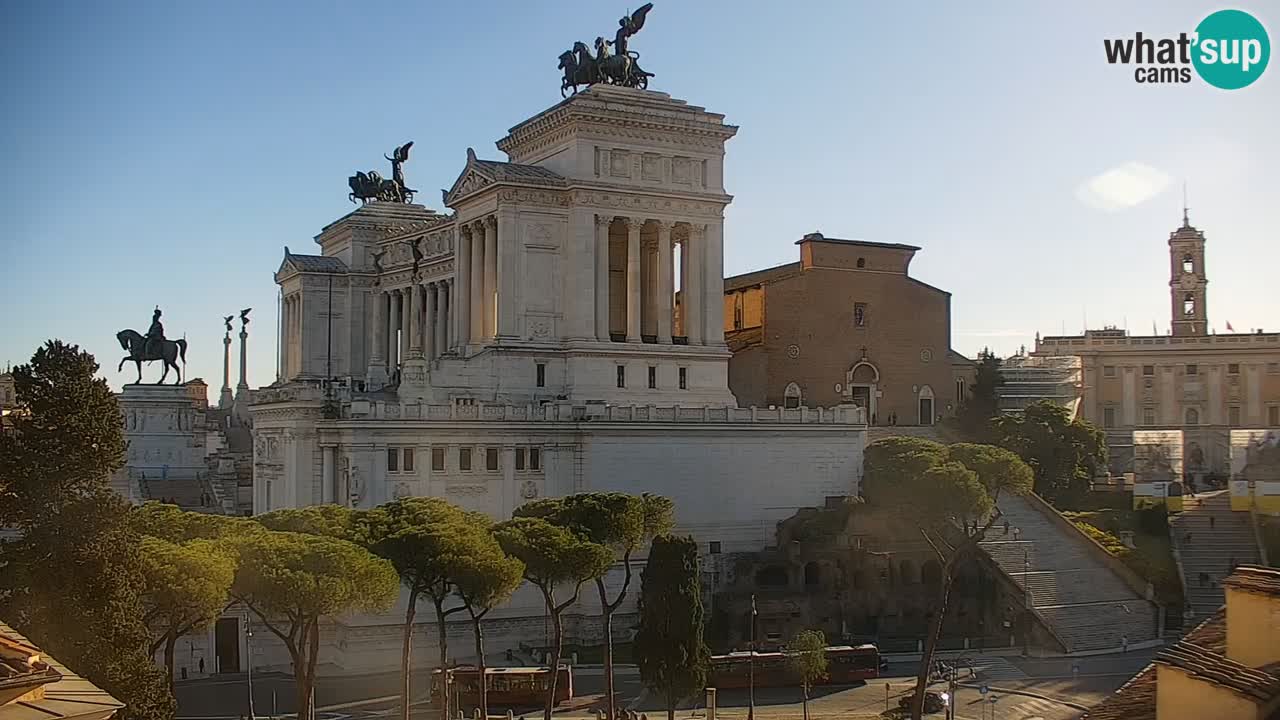 Roma Camera en vivo – Vittoriano webcam – Altare della Patria