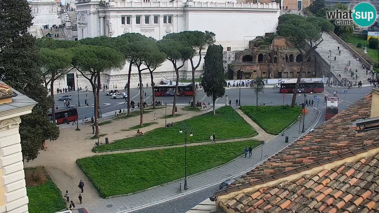 Roma Camera en vivo – Vittoriano webcam – Altare della Patria