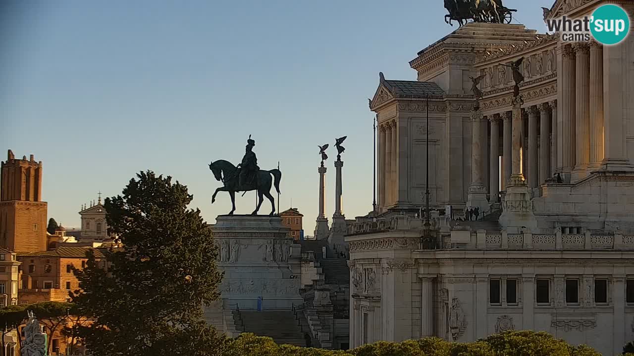 Rome Livecam – Vittoriano webcam – Altare della Patria