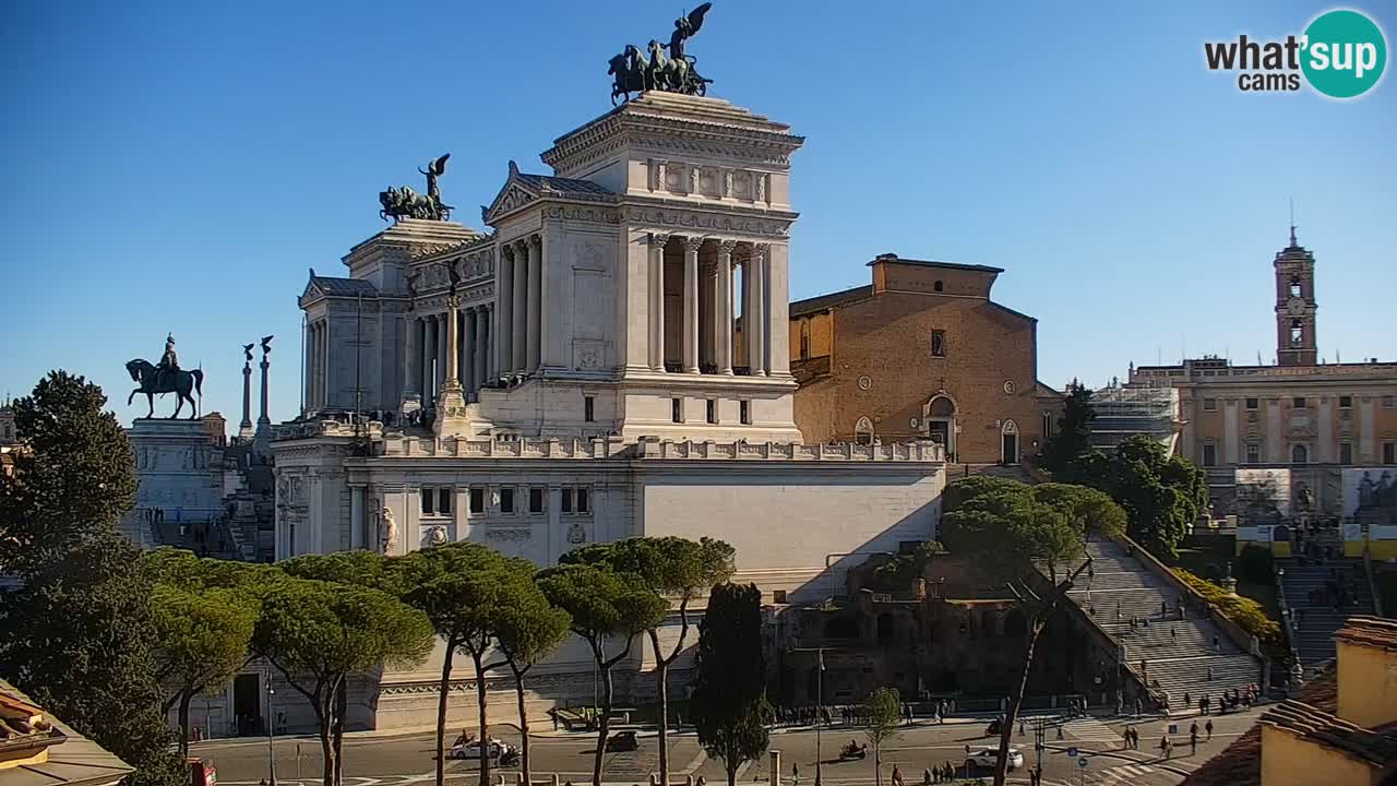 Rome Livecam – Vittoriano webcam – Autel de La Patrie