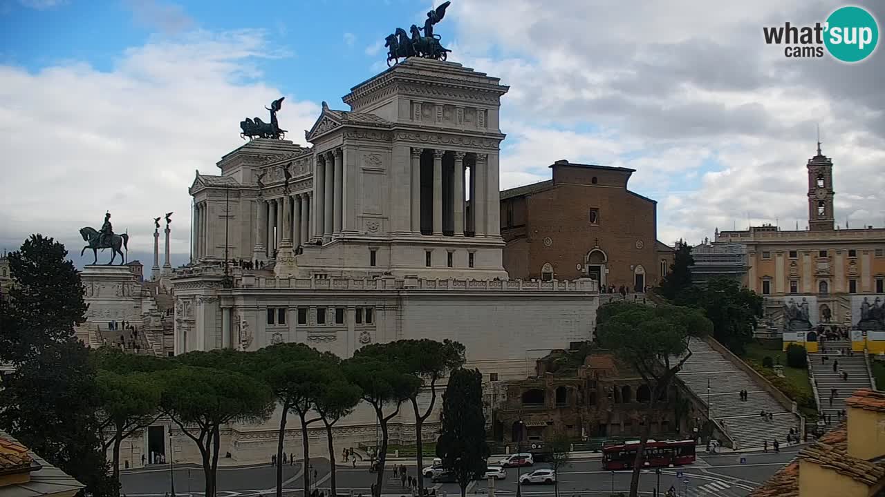 Rome Livecam – Vittoriano webcam – Autel de La Patrie