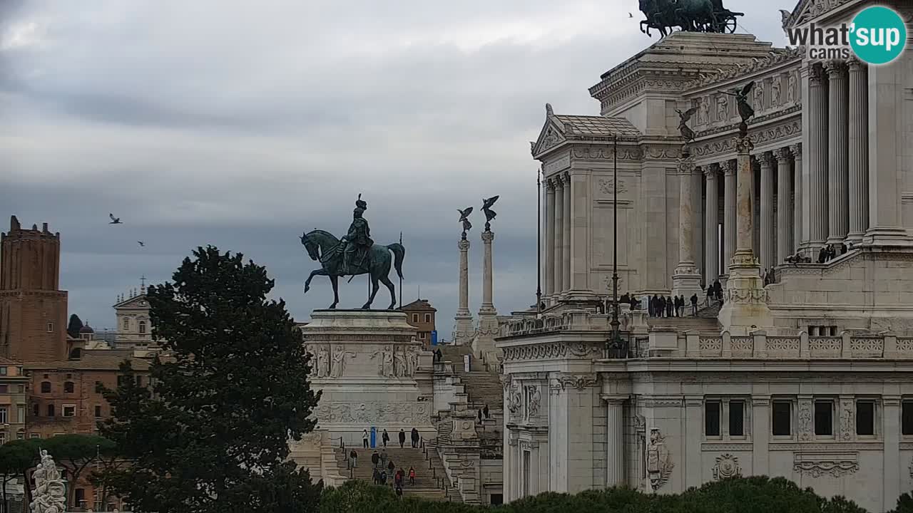 Rome Livecam – Vittoriano webcam – Autel de La Patrie