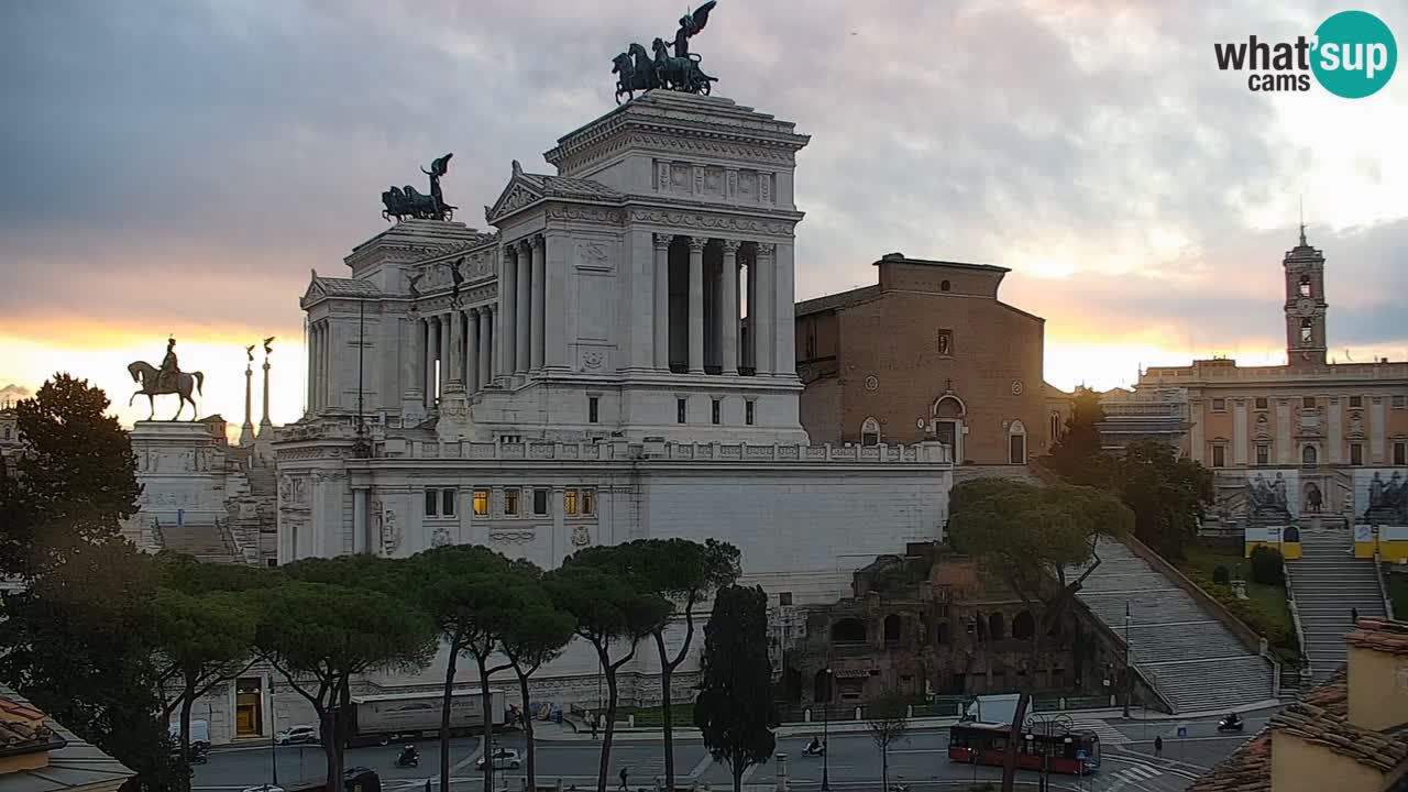 Rome Livecam – Vittoriano webcam – Autel de La Patrie