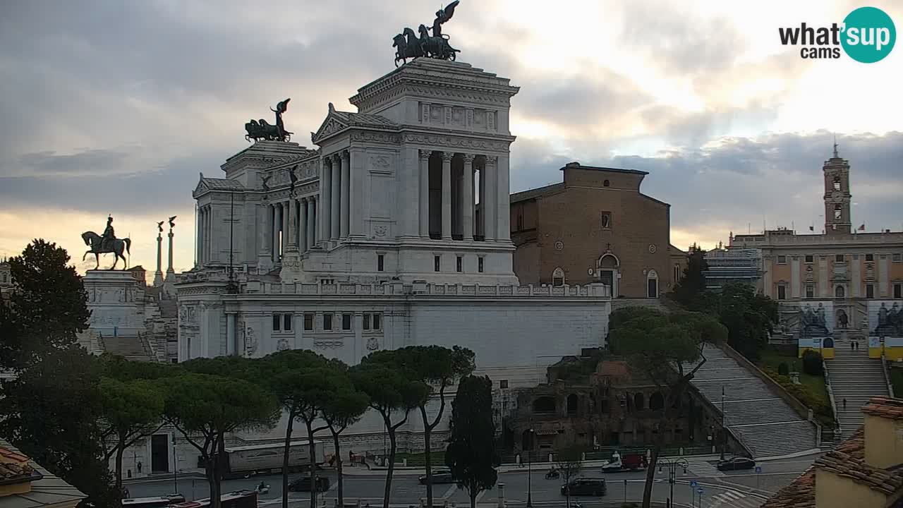 Rome Livecam – Vittoriano webcam – Altare della Patria