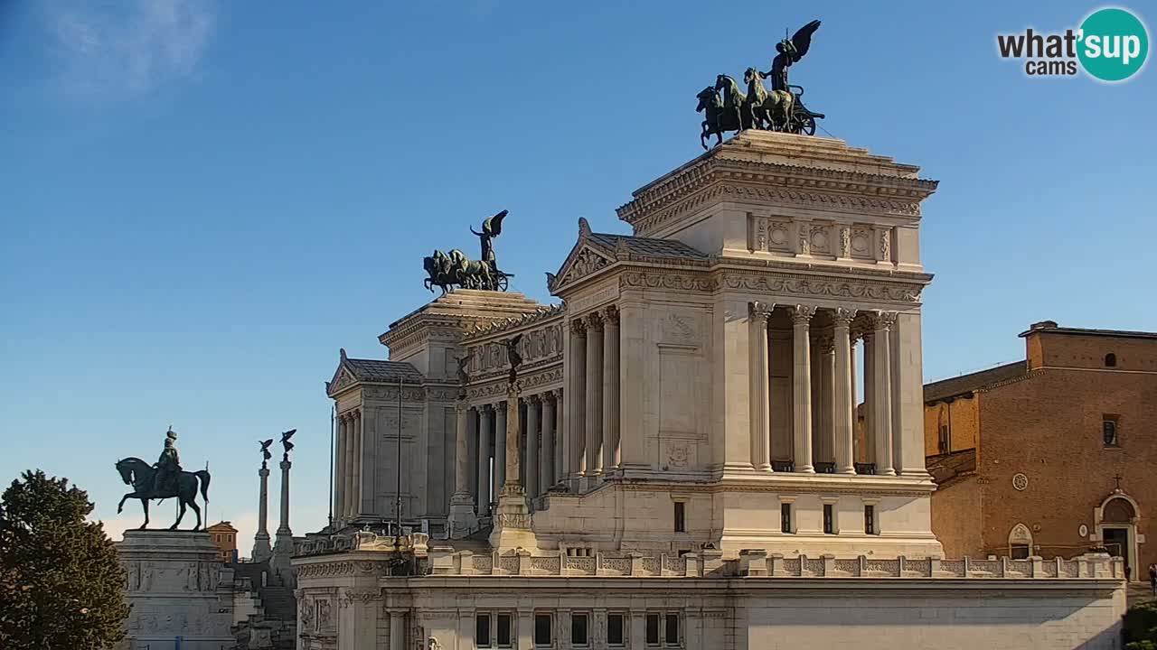 Rome Livecam – Vittoriano webcam – Altare della Patria