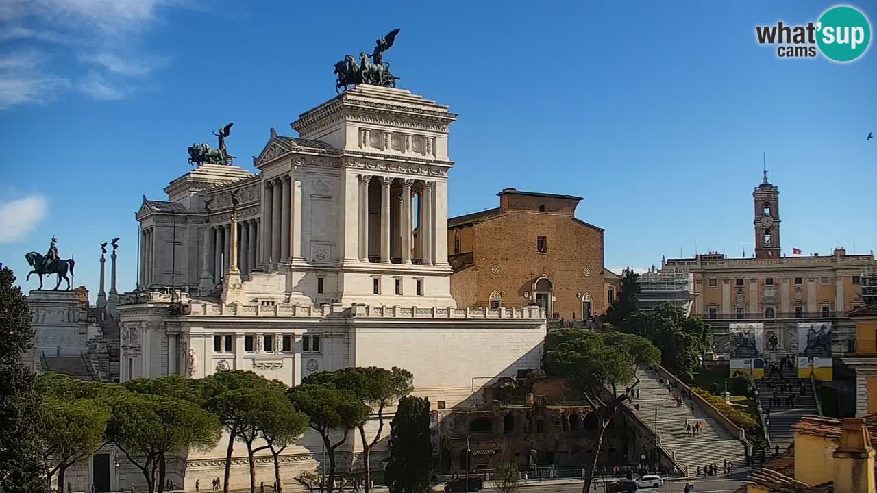 Rome Livecam – Vittoriano webcam – Autel de La Patrie