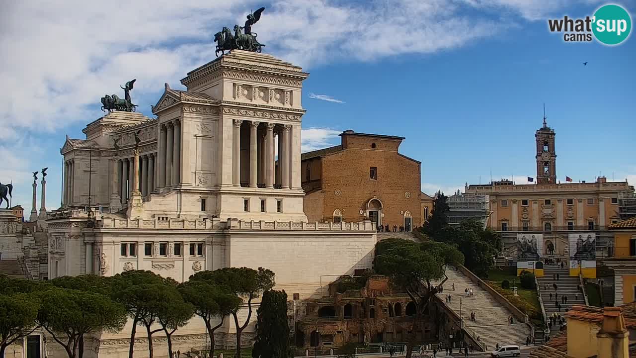 Rome Livecam – Vittoriano webcam – Autel de La Patrie