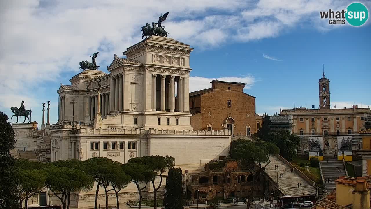 Rome Livecam – Vittoriano webcam – Altare della Patria